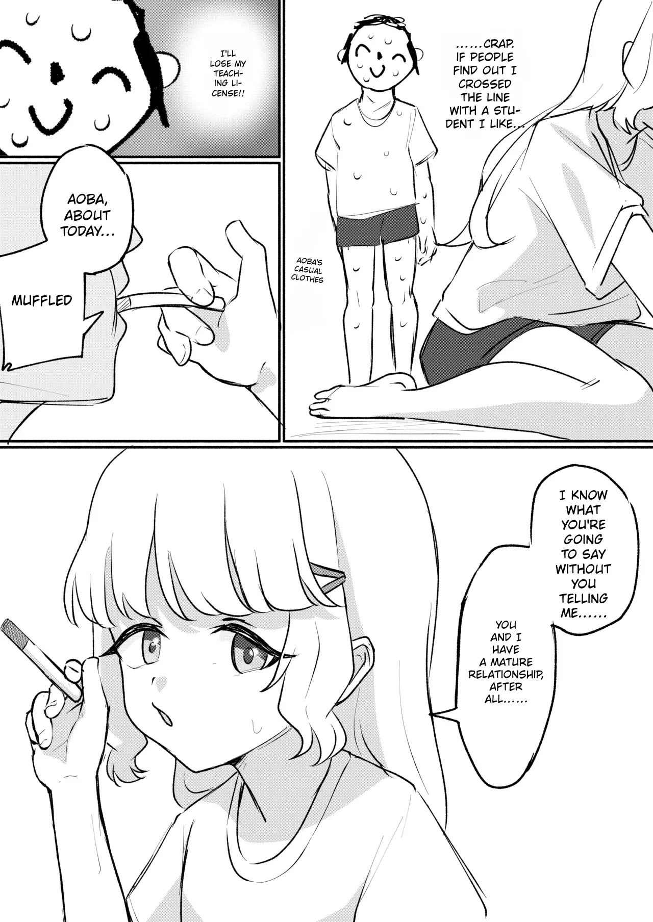 Aoba wa Sensei Izonshou EX | Aoba’s Sensei Addiction EX – Chapter 1 – page 24