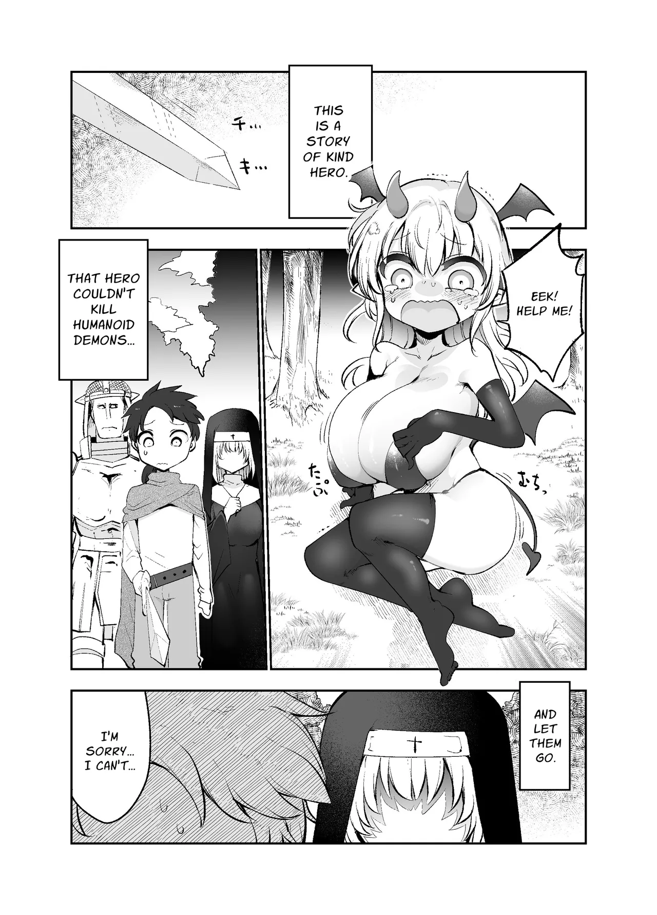 Sayonara Yuusha-sama ~Doukutsu no Naka de Minogashita Mamono Oppai ni Haiboku~ | Goodbye Hero ~defeated by the busty cave dwelling monsters that he showed mercy~ — preview page 5