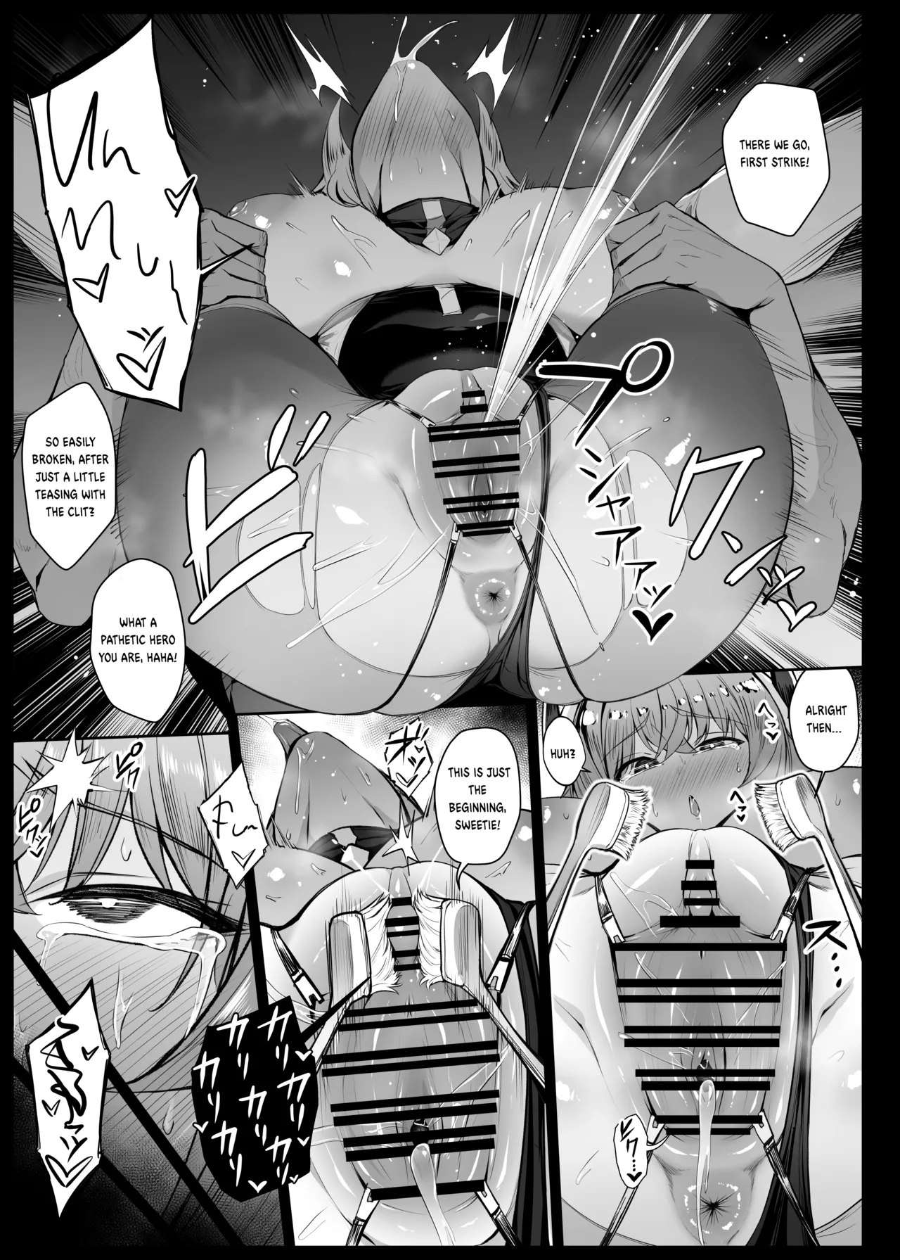 Heroine who gets caught by a villain and subjected to clitoral torture series EP1-6 — preview page 8
