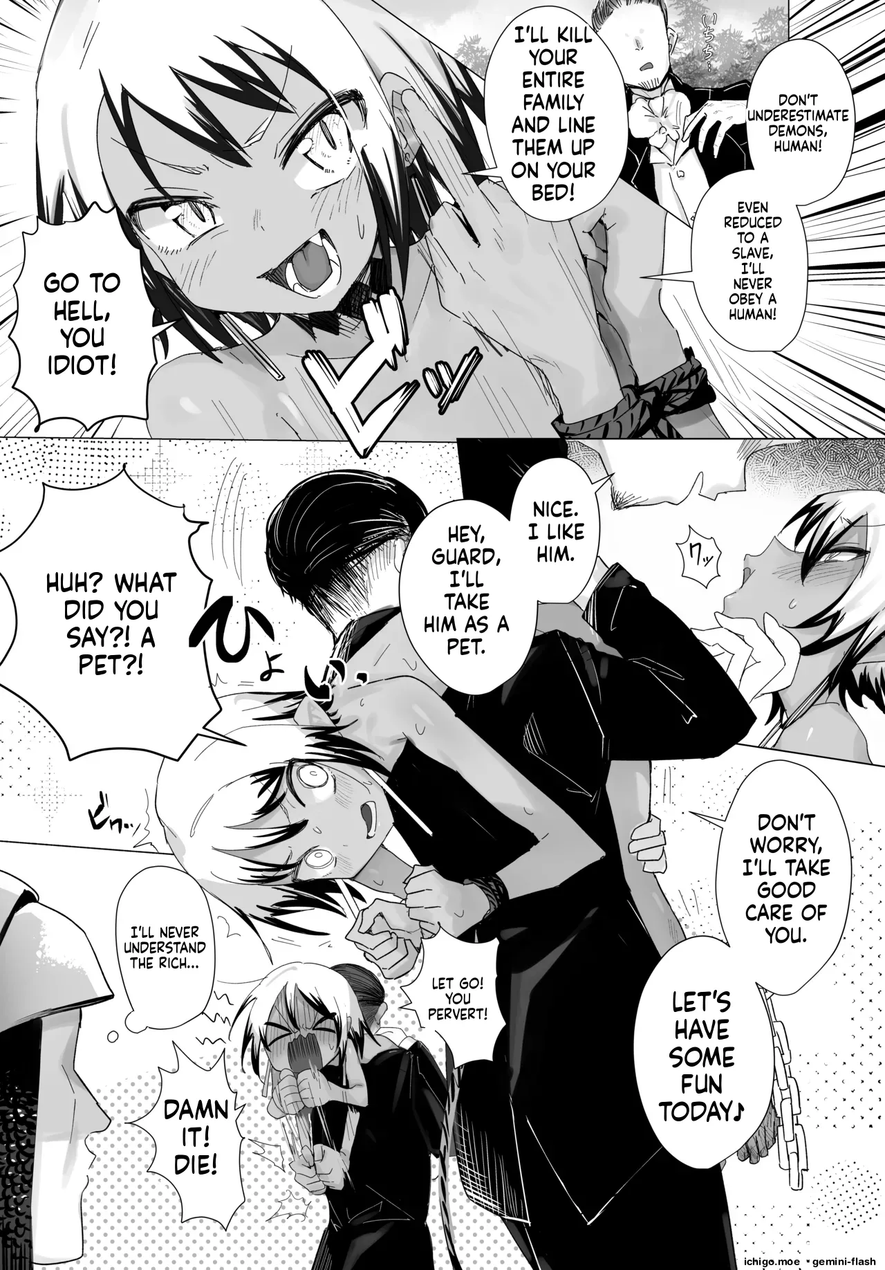 Kassyoku Akuma Ni MesuAna Akete Haramaseru Hon — preview page 4