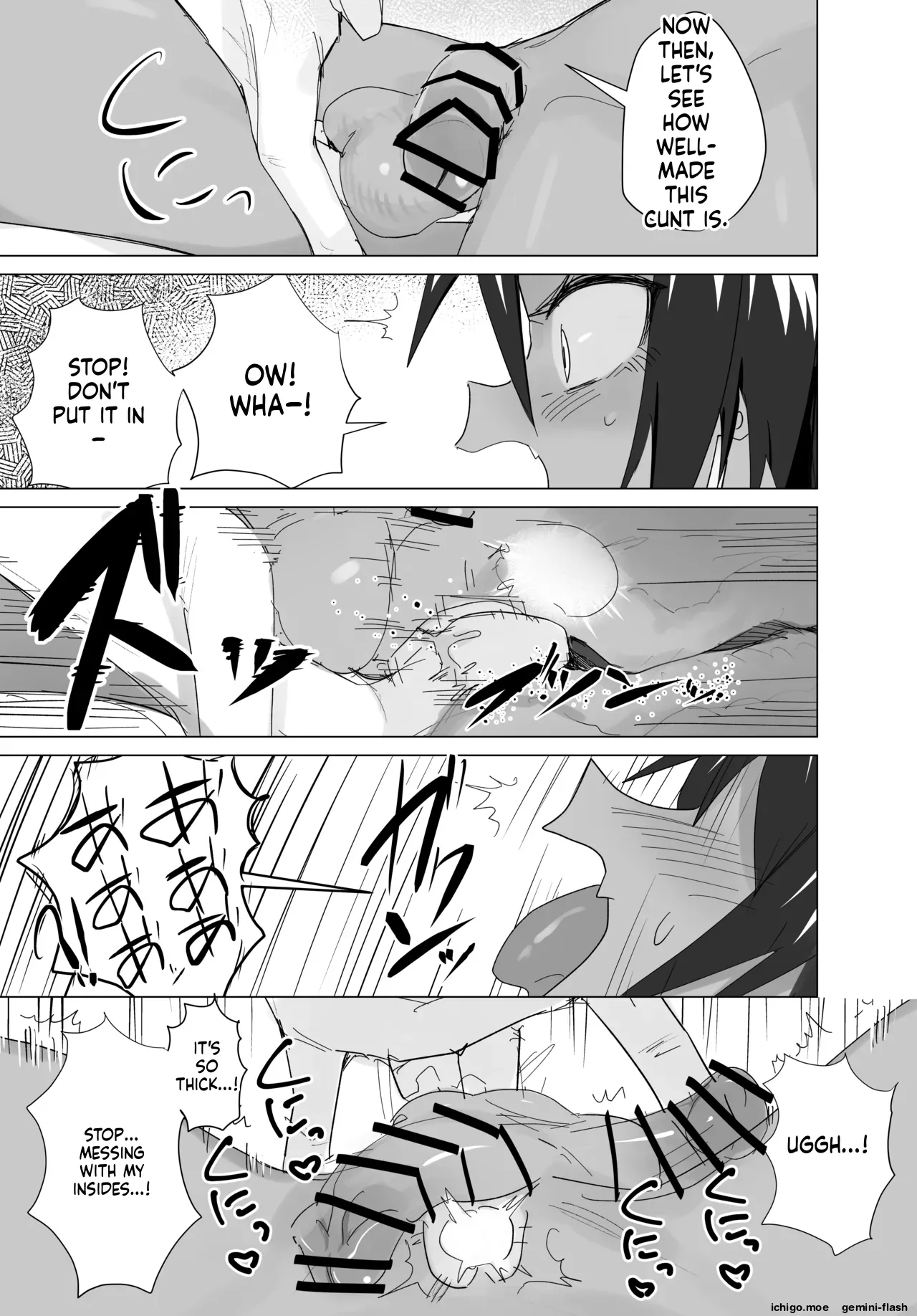 Kassyoku Akuma Ni MesuAna Akete Haramaseru Hon — preview page 14
