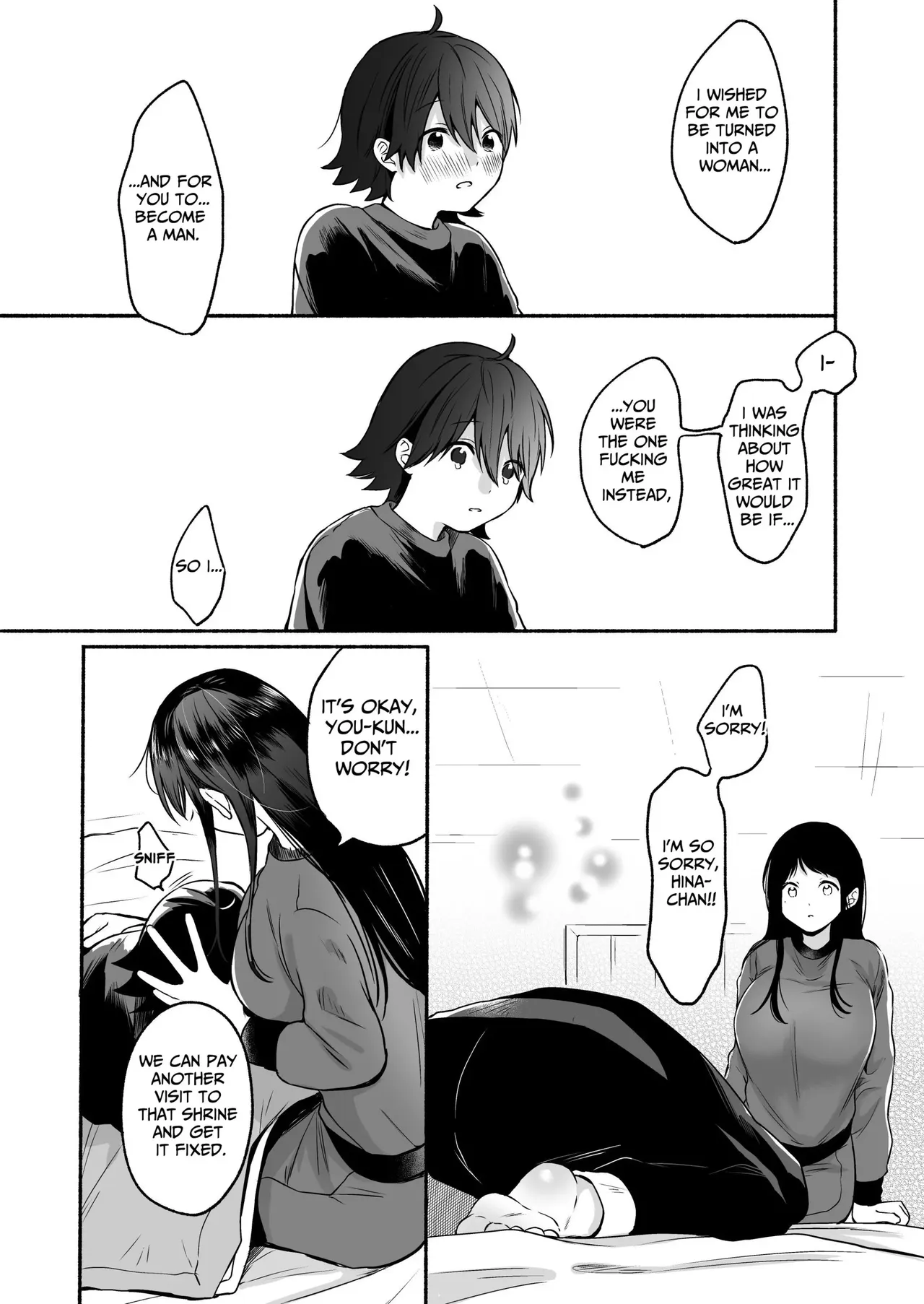 Seiki Gyakuten Kanojo ni Dakareru Nanokakan | Genital Swap ~Being Fucked By My Girlfriend For A Week~ — preview page 13