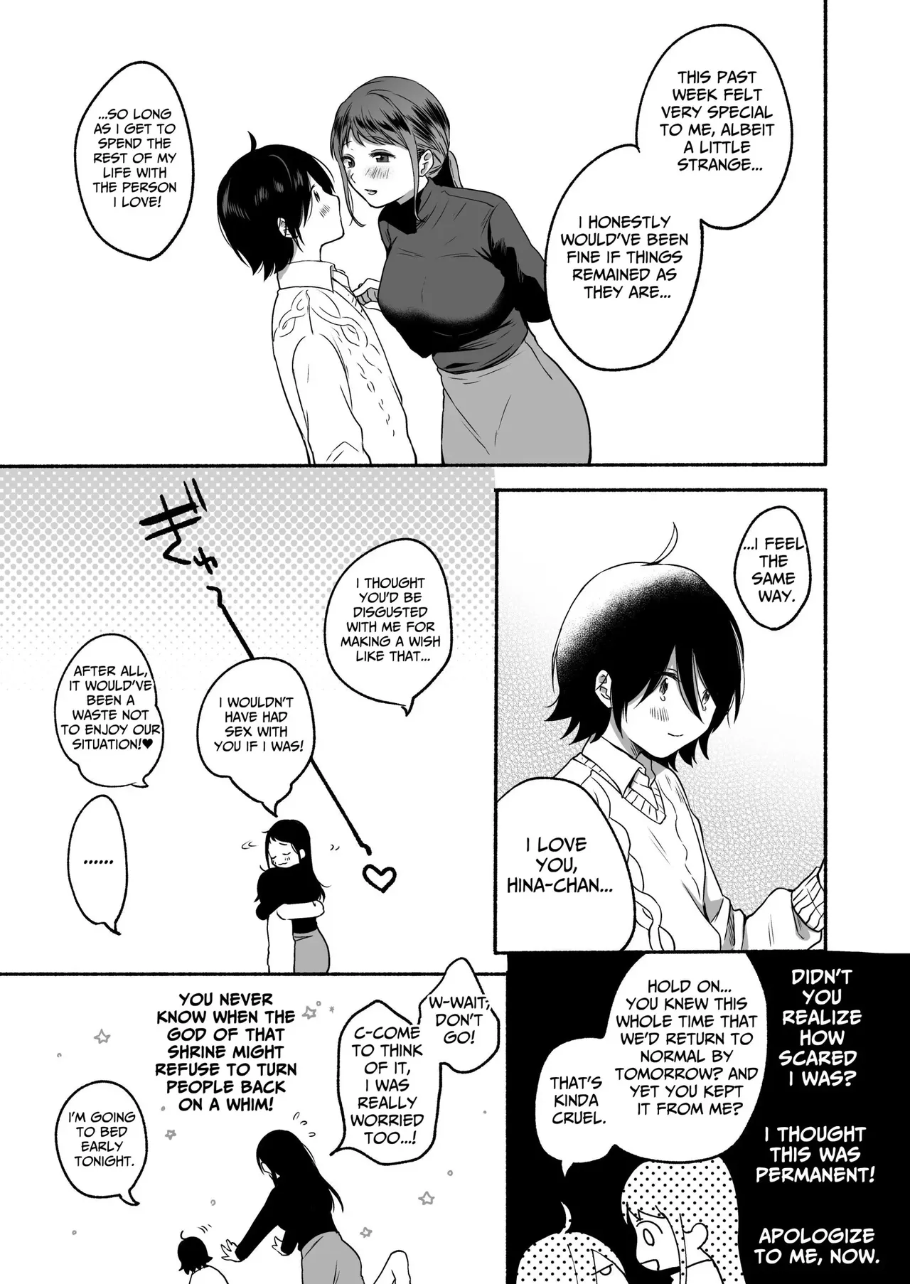 Seiki Gyakuten Kanojo ni Dakareru Nanokakan | Genital Swap ~Being Fucked By My Girlfriend For A Week~ – Chapter 1 – page 46