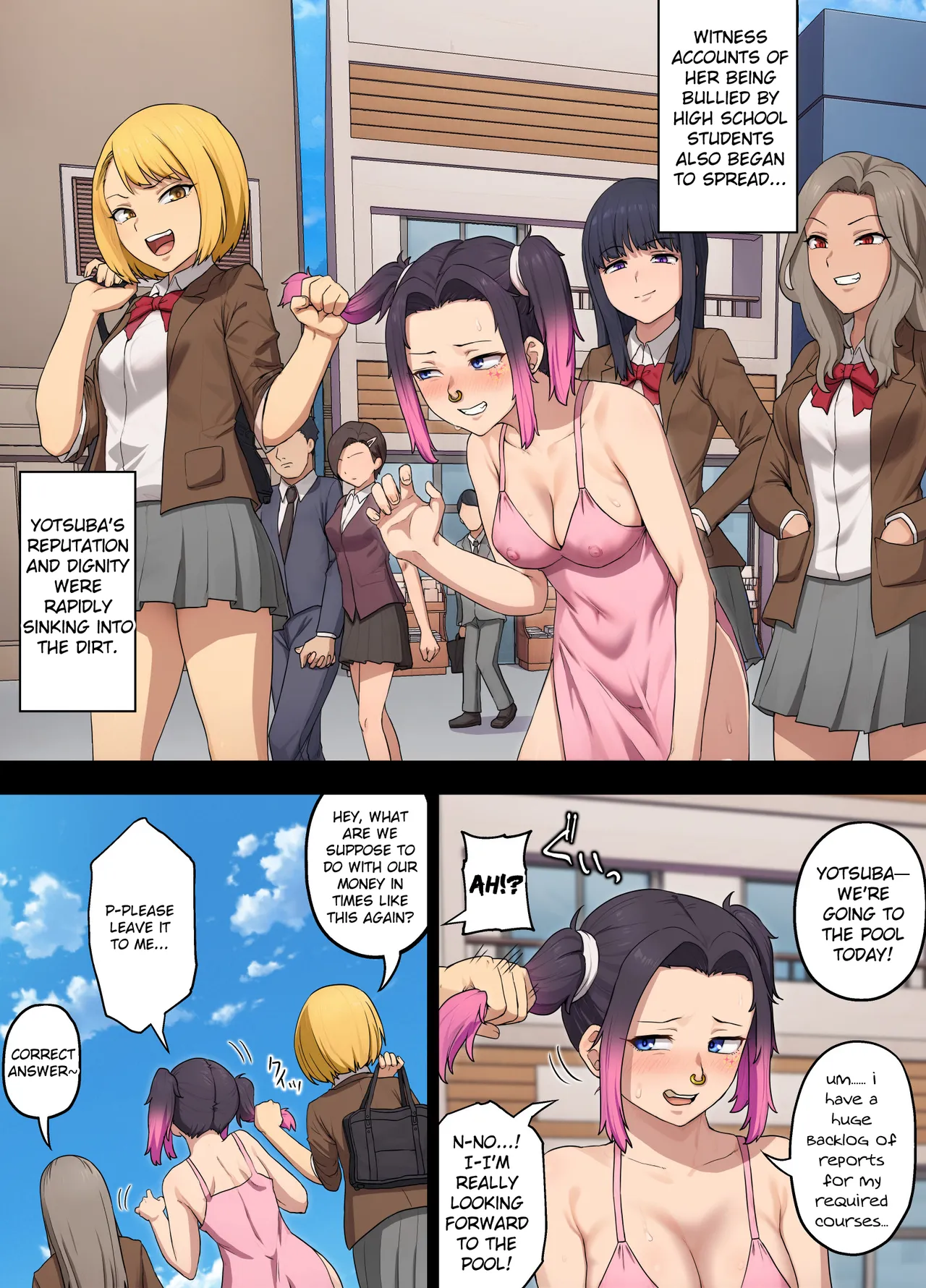Yotsuba Rinzen to Buzama no Kousaten ~Furyou Gal ni Chingei o Shikomare, Songen o Ushinau Cool Joshidaisei~ — preview page 20