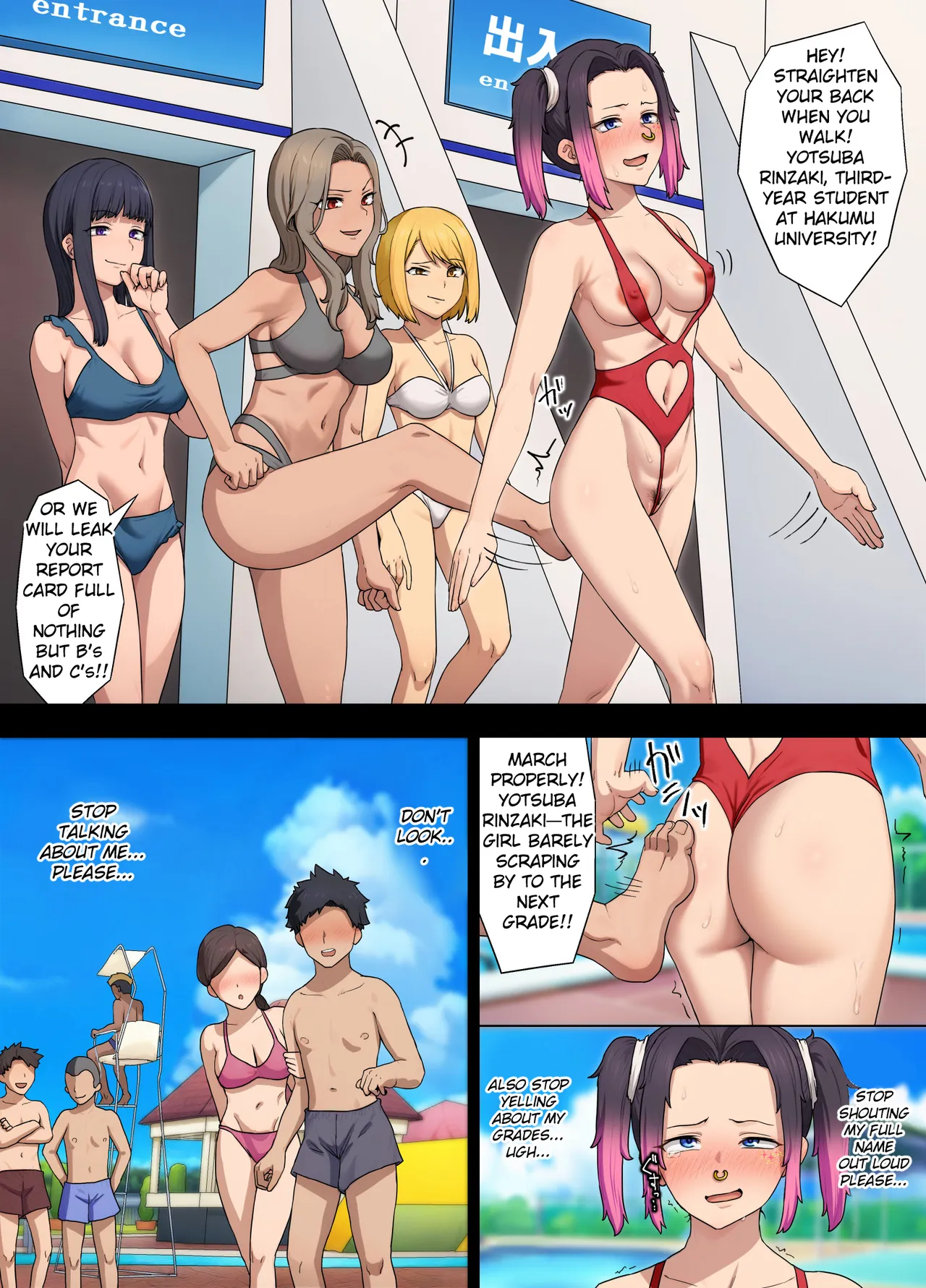 Yotsuba Rinzen to Buzama no Kousaten ~Furyou Gal ni Chingei o Shikomare, Songen o Ushinau Cool Joshidaisei~ – Chapter 1 – page 23