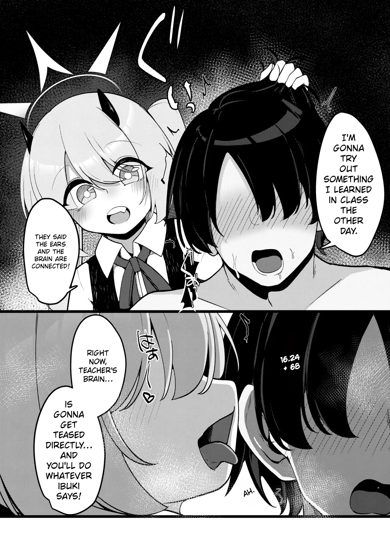 Seiyoku Tsuyotsuyo Succubus Ibuki ga Maso Sensei o Ijime Tsukusu Hanashi | The Story of the Insatiable Succubus Ibuki Bullying a Maso-Sensei to the Extreme — preview page 13