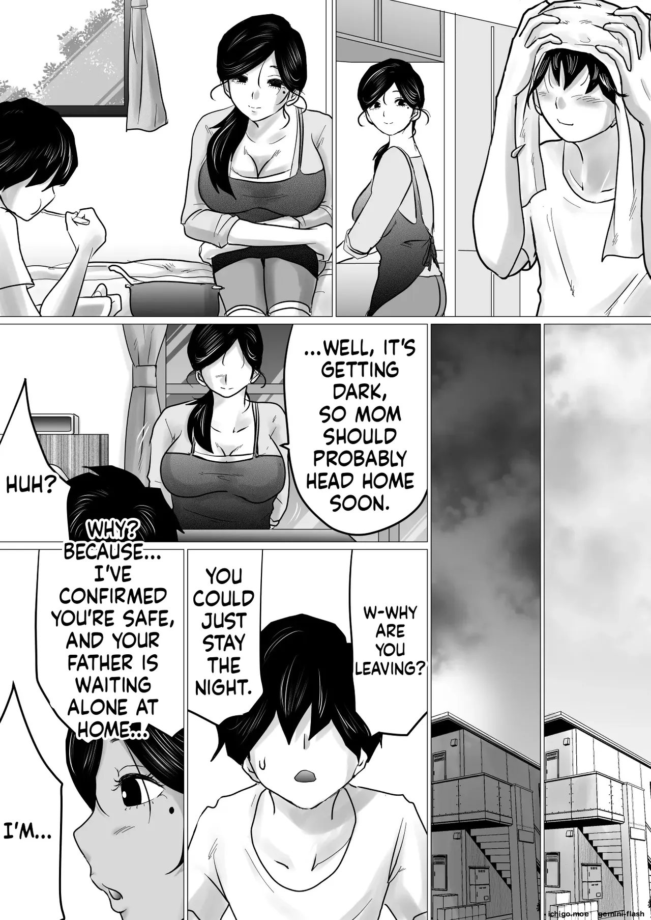 This Is The Story Of A Mother Who Ends Up Comforting Her Heartbroken Son With Her Body. — preview page 11