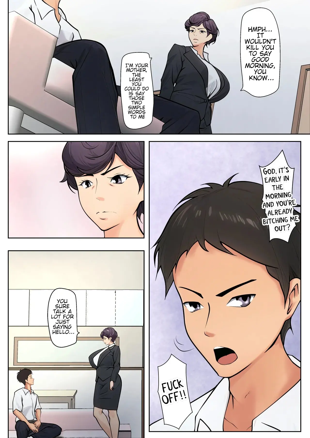 I guess I have no choice but to have sex with my mom. — preview page 5
