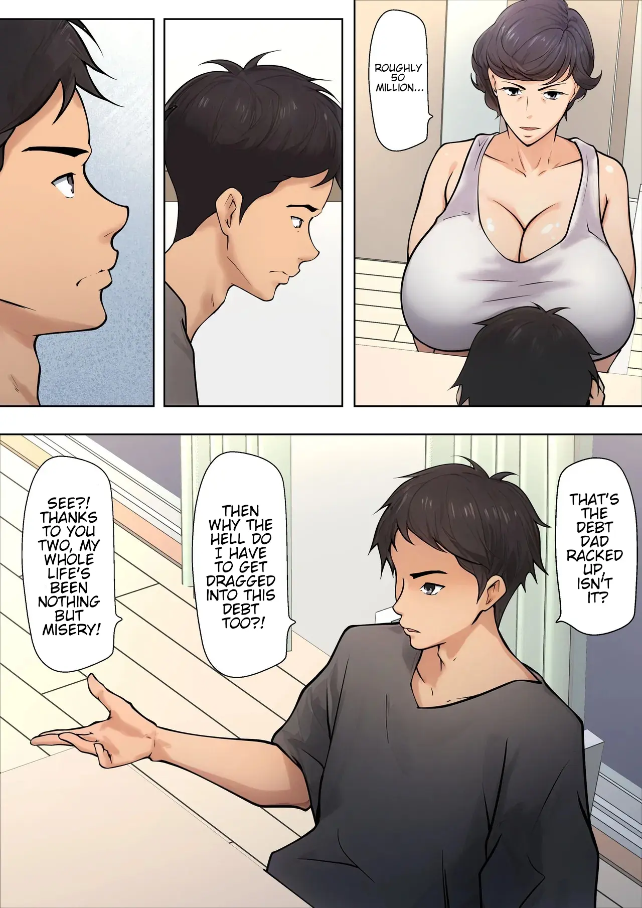 I guess I have no choice but to have sex with my mom. — preview page 9