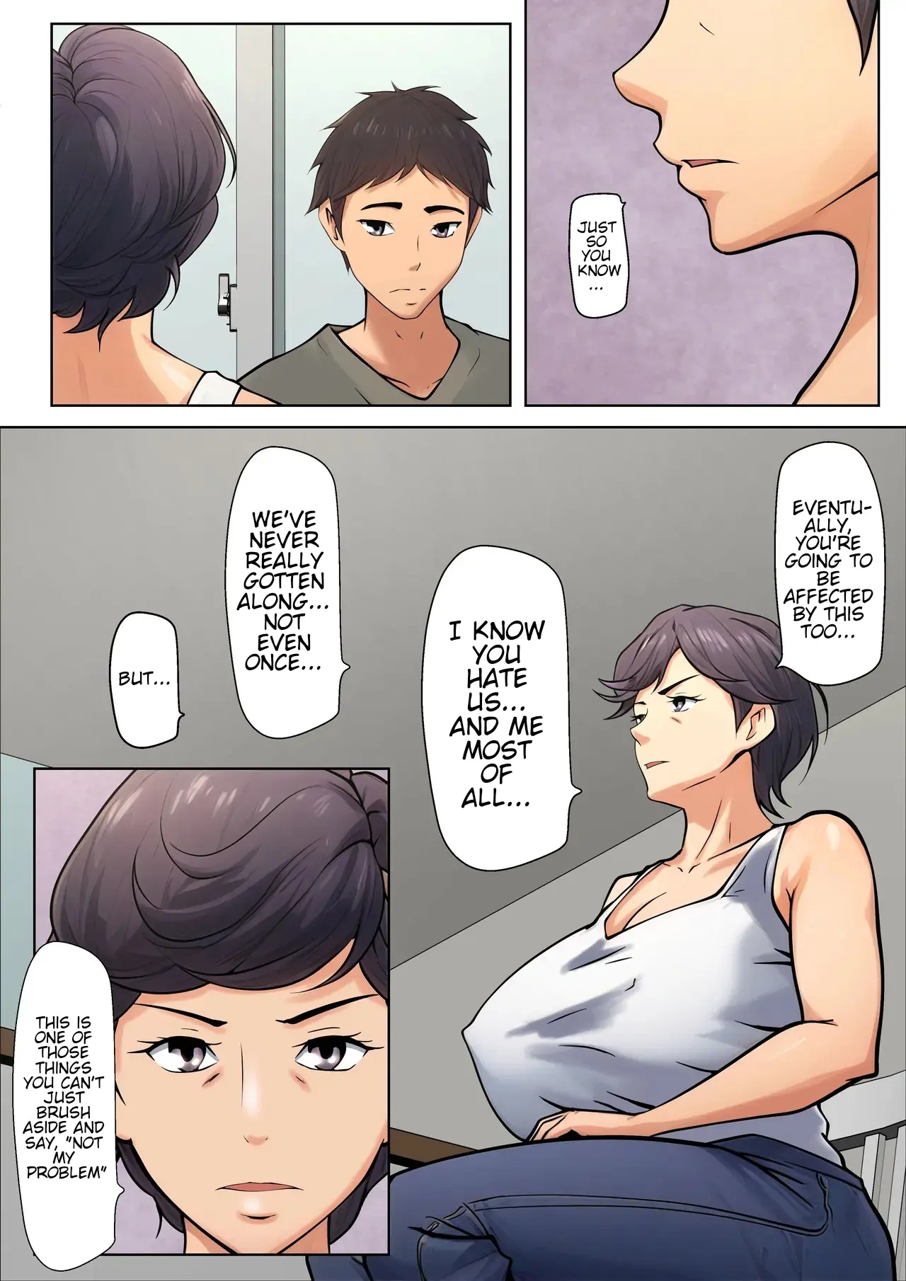 I guess I have no choice but to have sex with my mom. — preview page 11