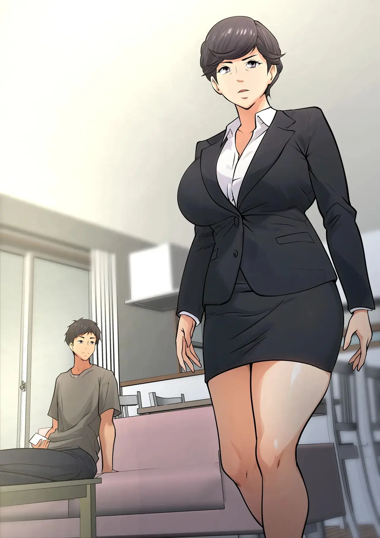 I guess I have no choice but to have sex with my mom. – Chapter 1 – page 25