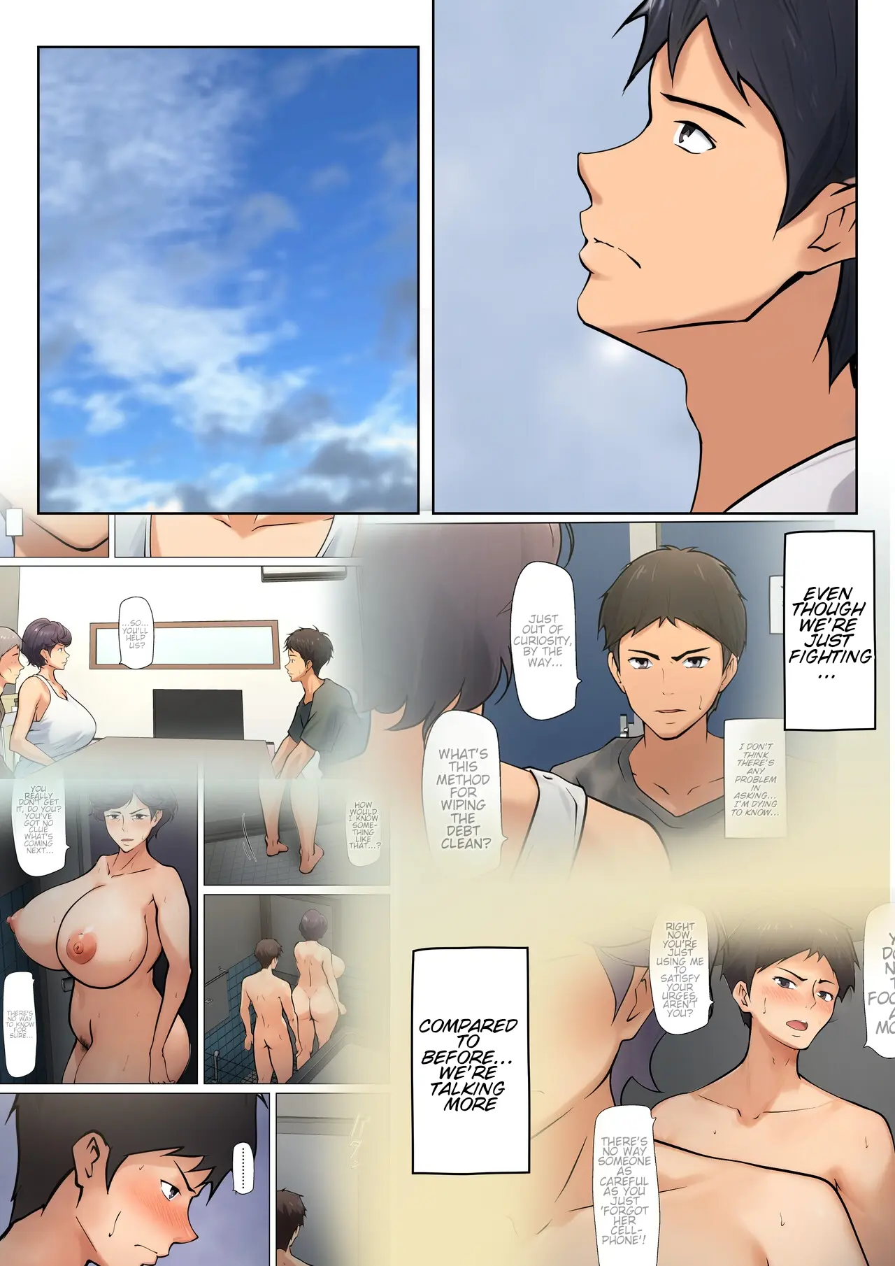 I guess I have no choice but to have sex with my mom. – Chapter 1 – page 196