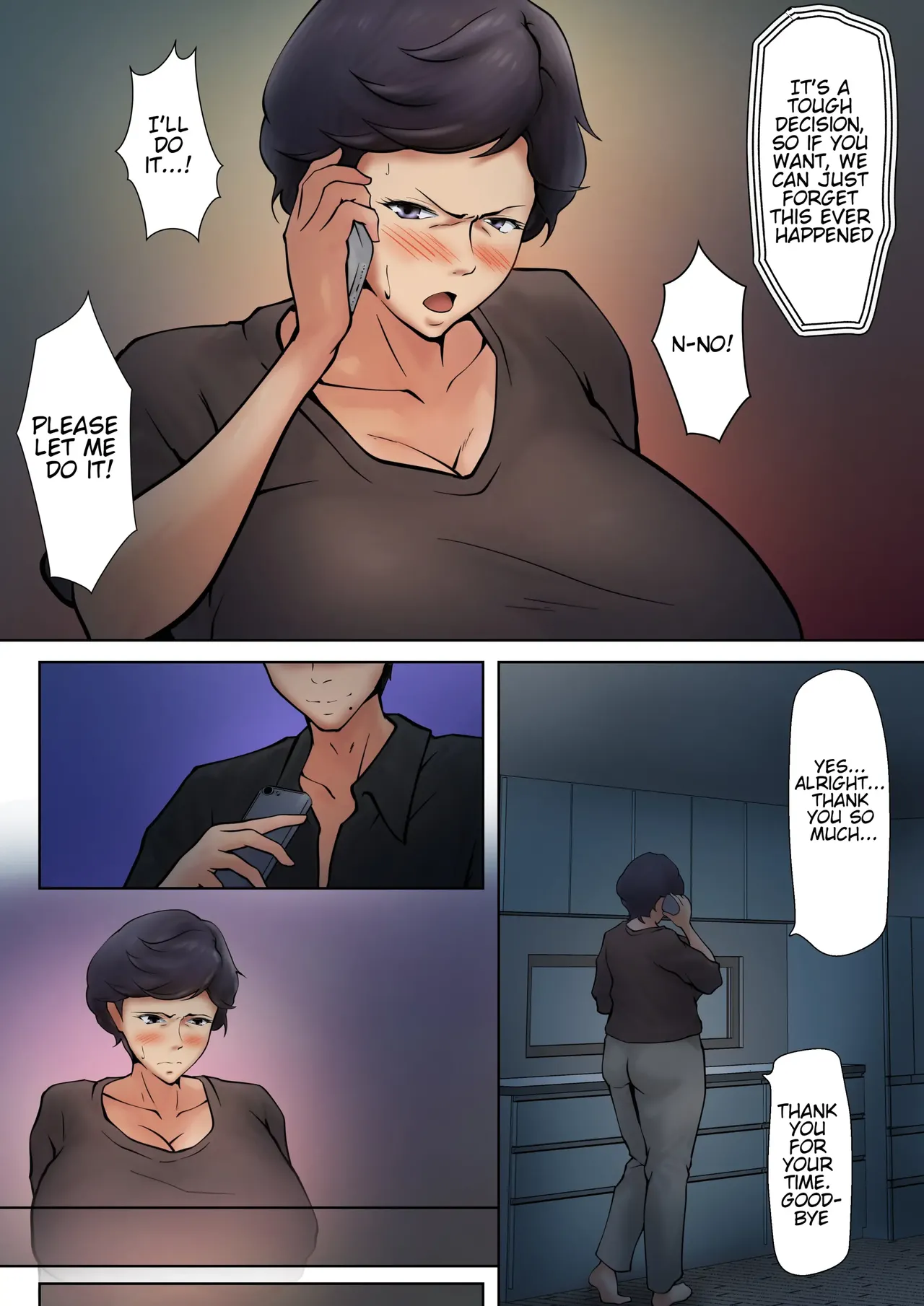 I guess I have no choice but to have sex with my mom. – Chapter 1 – page 284