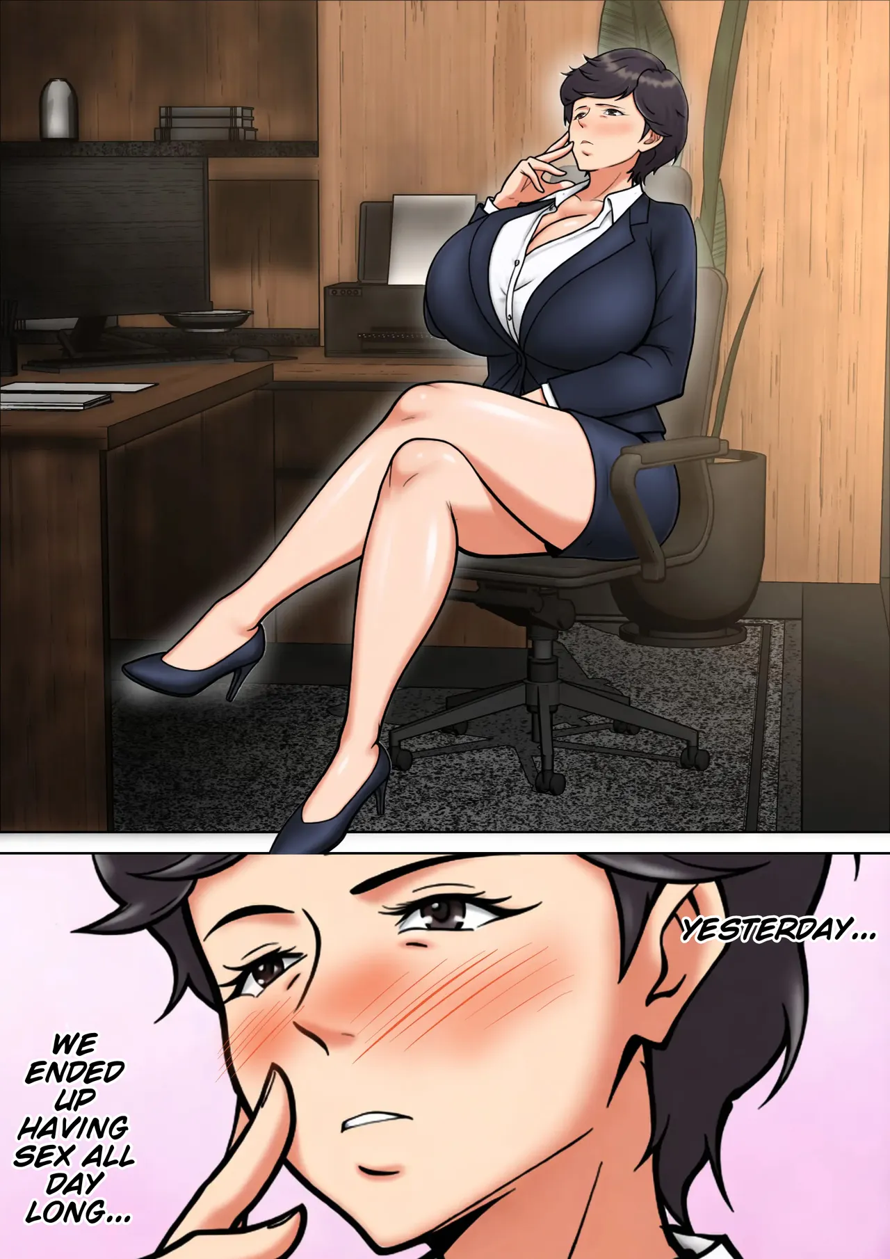 I guess I have no choice but to have sex with my mom. – Chapter 1 – page 383