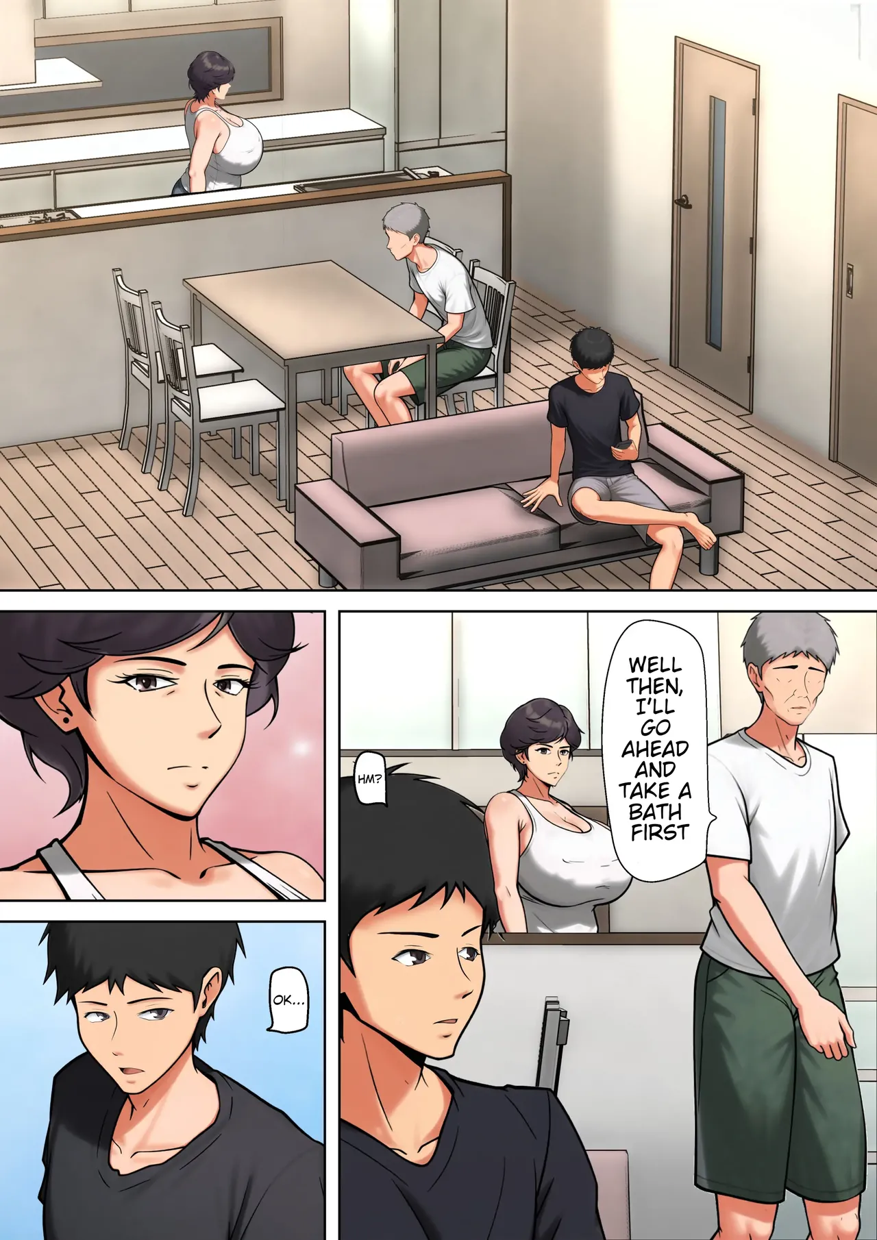 I guess I have no choice but to have sex with my mom. – Chapter 1 – page 387
