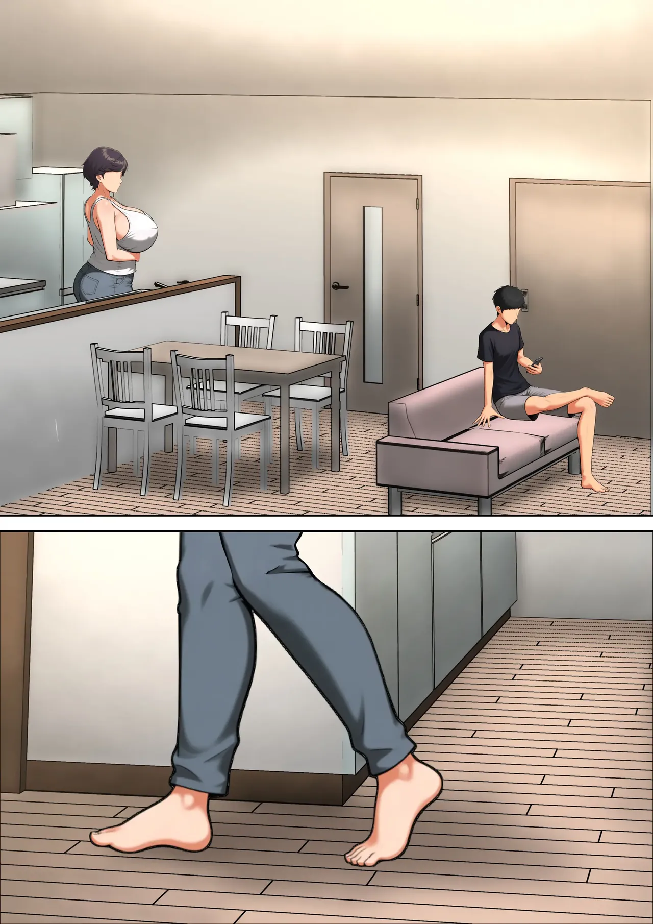 I guess I have no choice but to have sex with my mom. – Chapter 1 – page 388