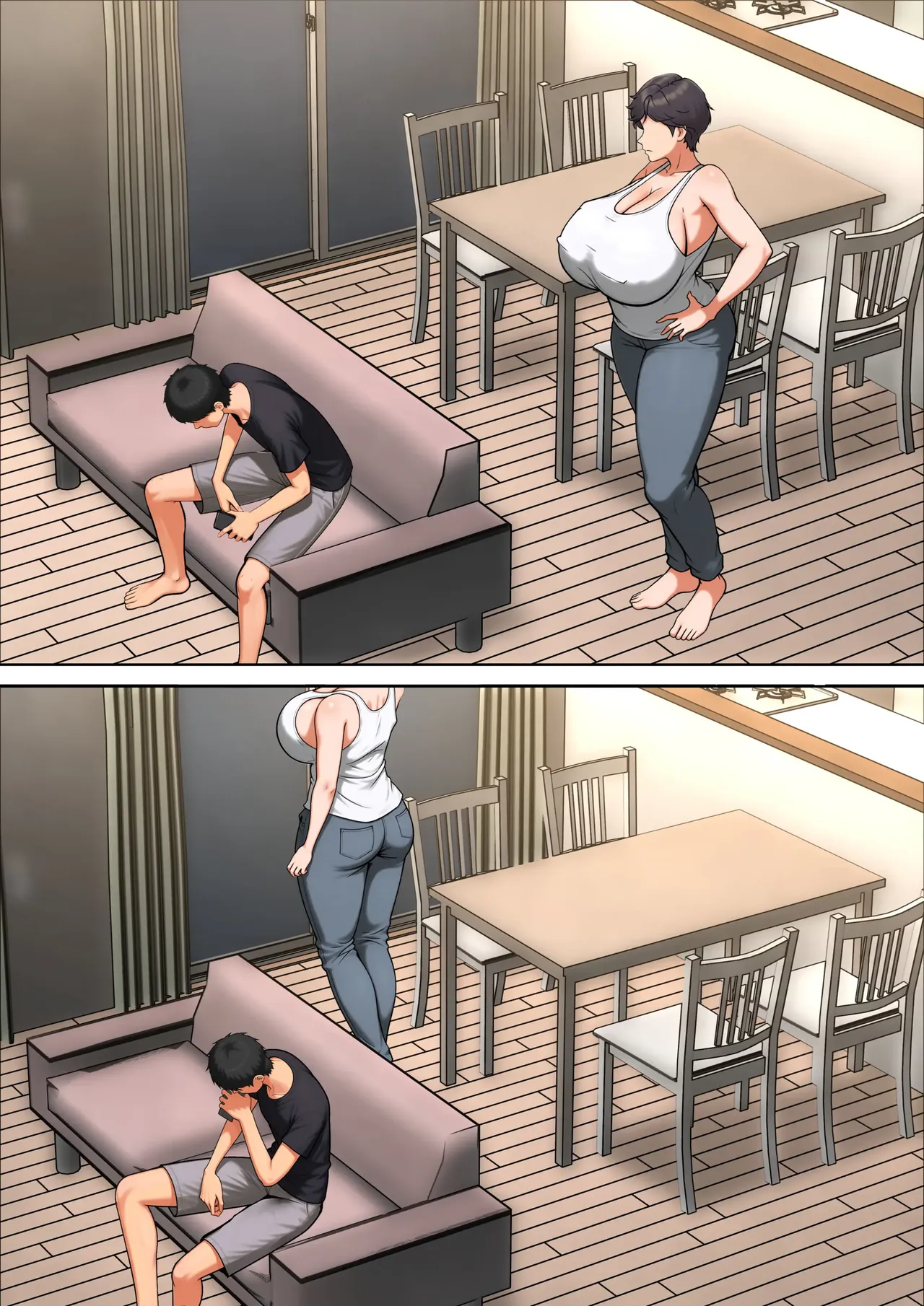 I guess I have no choice but to have sex with my mom. – Chapter 1 – page 392