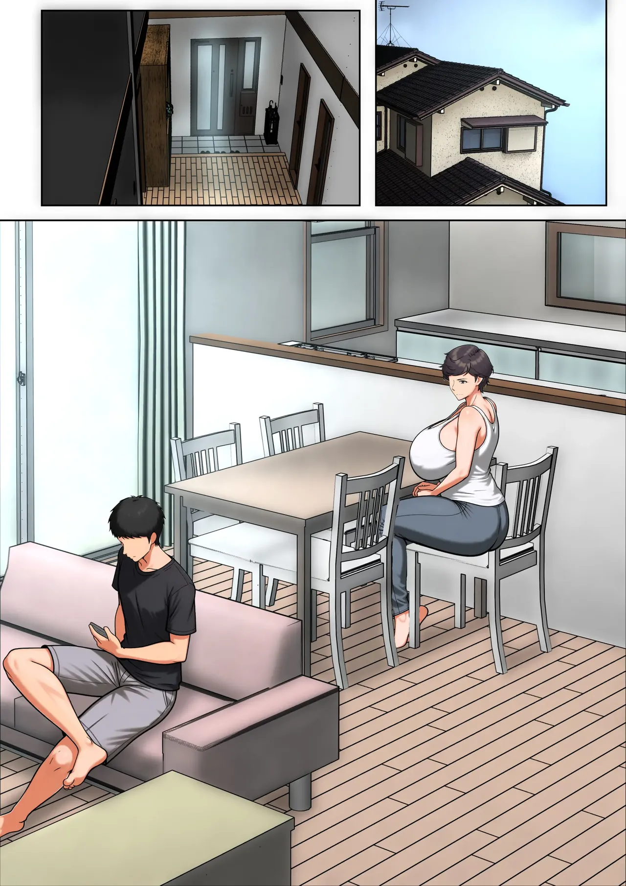 I guess I have no choice but to have sex with my mom. – Chapter 1 – page 396