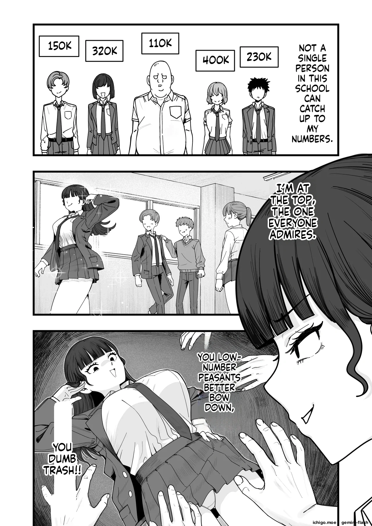 SNS Shijou Shugi no Sekai e Youkoso. ~Daininki Influencer no Omae yori Ore no Hou ga Suuji ga Aru node Okashimasu~ — preview page 5