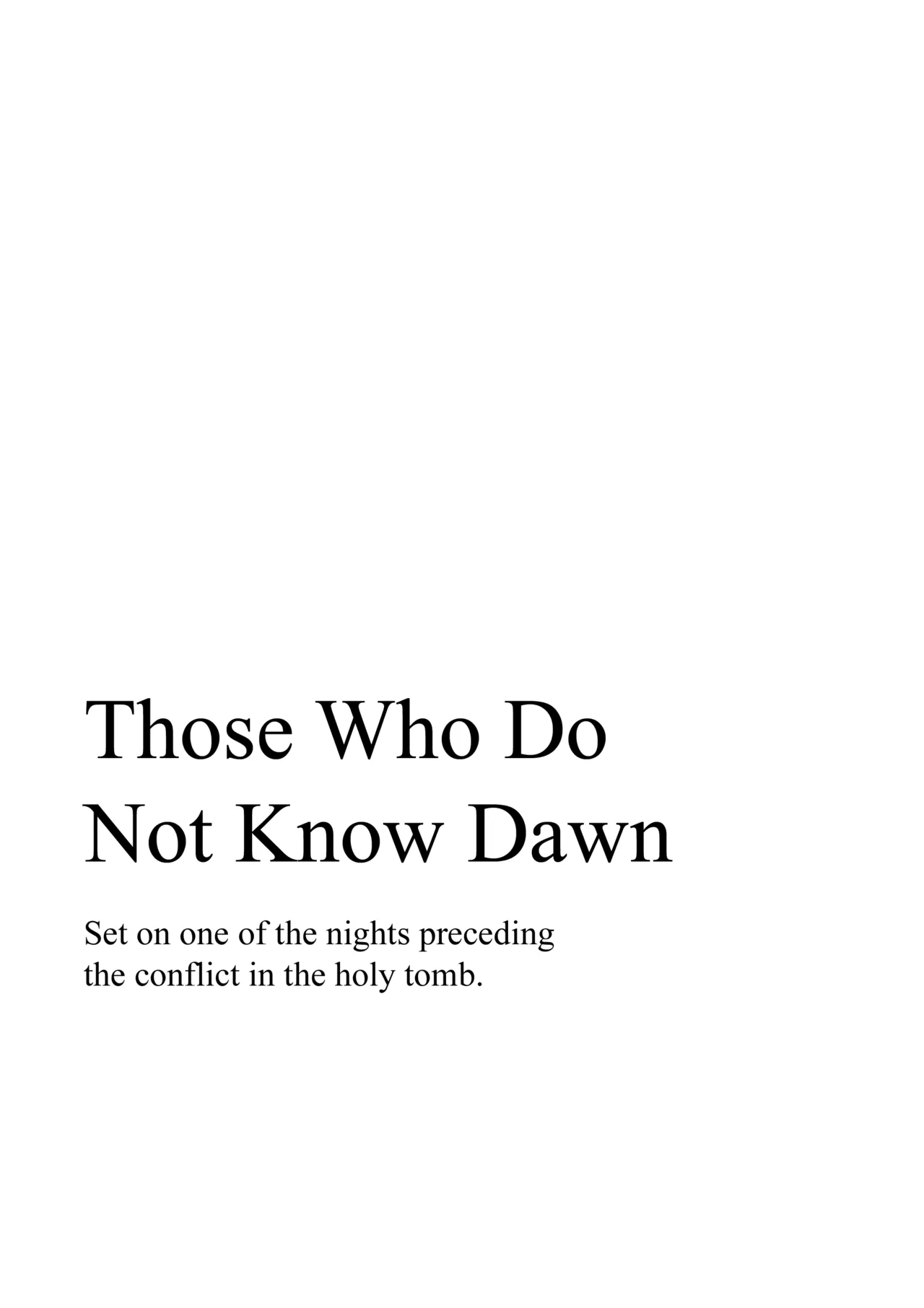 Yoake ga Shiranai Futari no Koto | Those Who Do Not Know Dawn — preview page 2