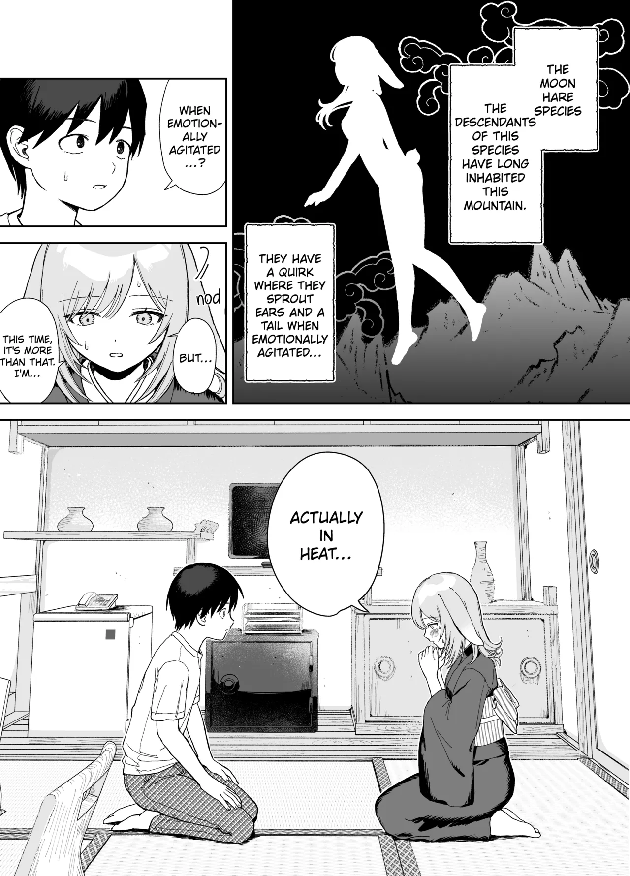 Hatsujou Usagi wa Mangetsu no Yoru ni Koubi suru | A Rabbit In Heat Breeds Under The Full Moon — preview page 10
