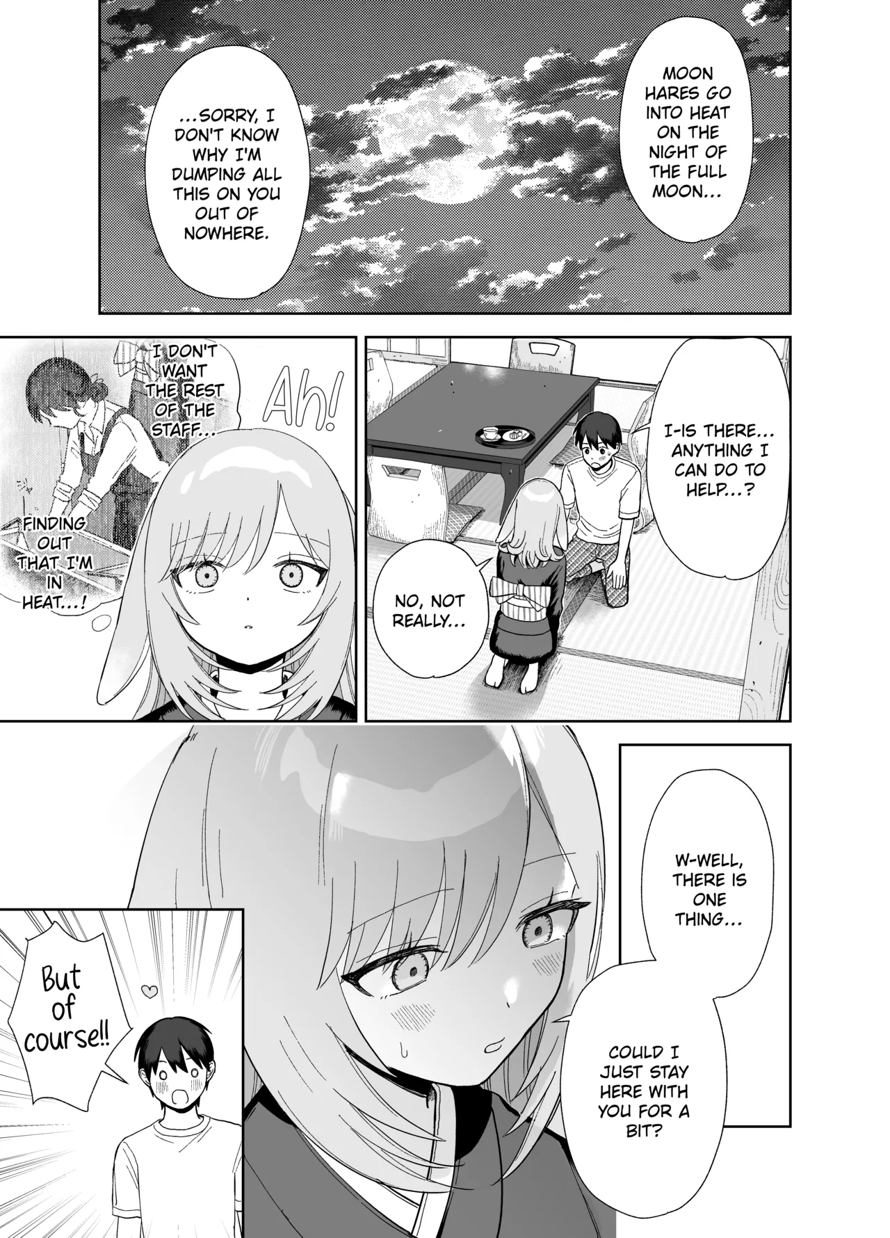 Hatsujou Usagi wa Mangetsu no Yoru ni Koubi suru | A Rabbit In Heat Breeds Under The Full Moon — preview page 11