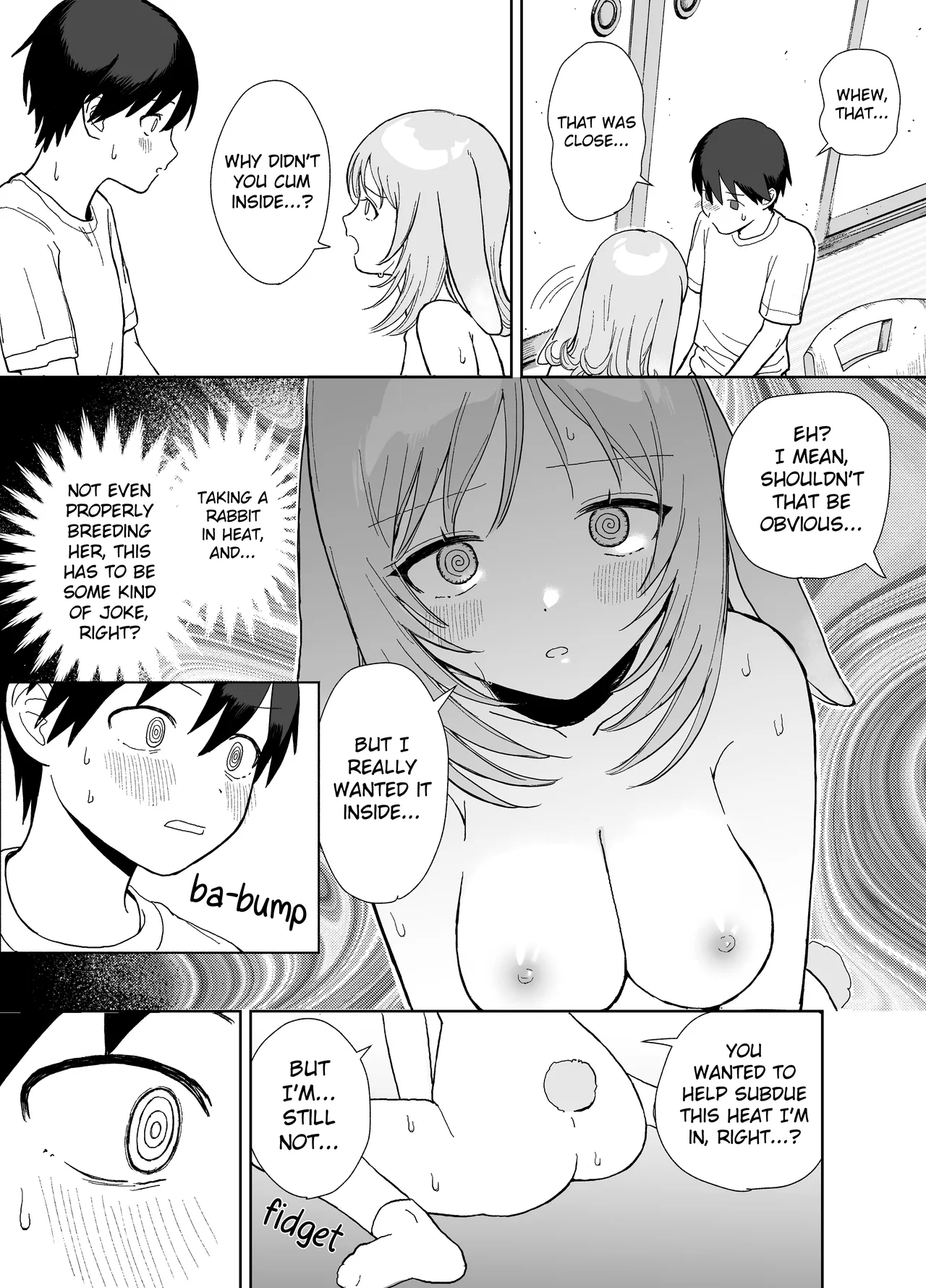 Hatsujou Usagi wa Mangetsu no Yoru ni Koubi suru | A Rabbit In Heat Breeds Under The Full Moon – Chapter 1 – page 35