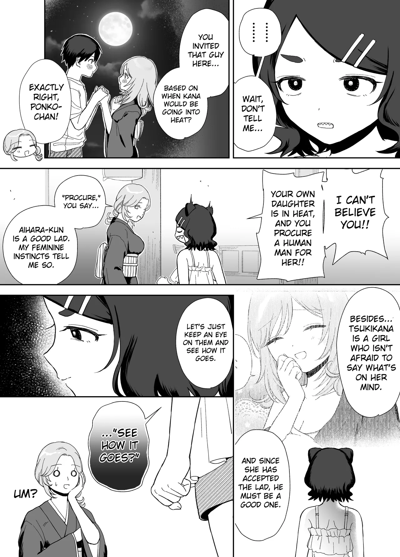 Hatsujou Usagi wa Mangetsu no Yoru ni Koubi suru | A Rabbit In Heat Breeds Under The Full Moon – Chapter 1 – page 60