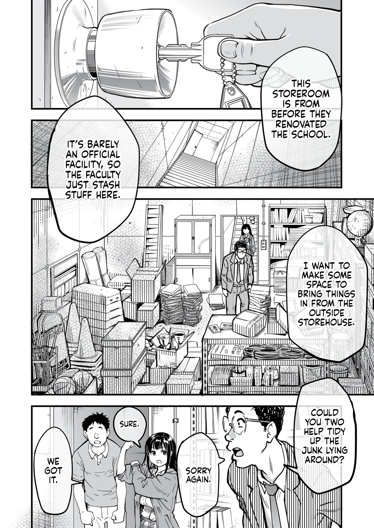Honkou no Zen Joshi Seito no Ue no Kuchi to Shita no Kuchi wa Nakayoshi Houdai datte Shitteru no wa Ore dake?! | One Dick to Rule Them All — preview page 17