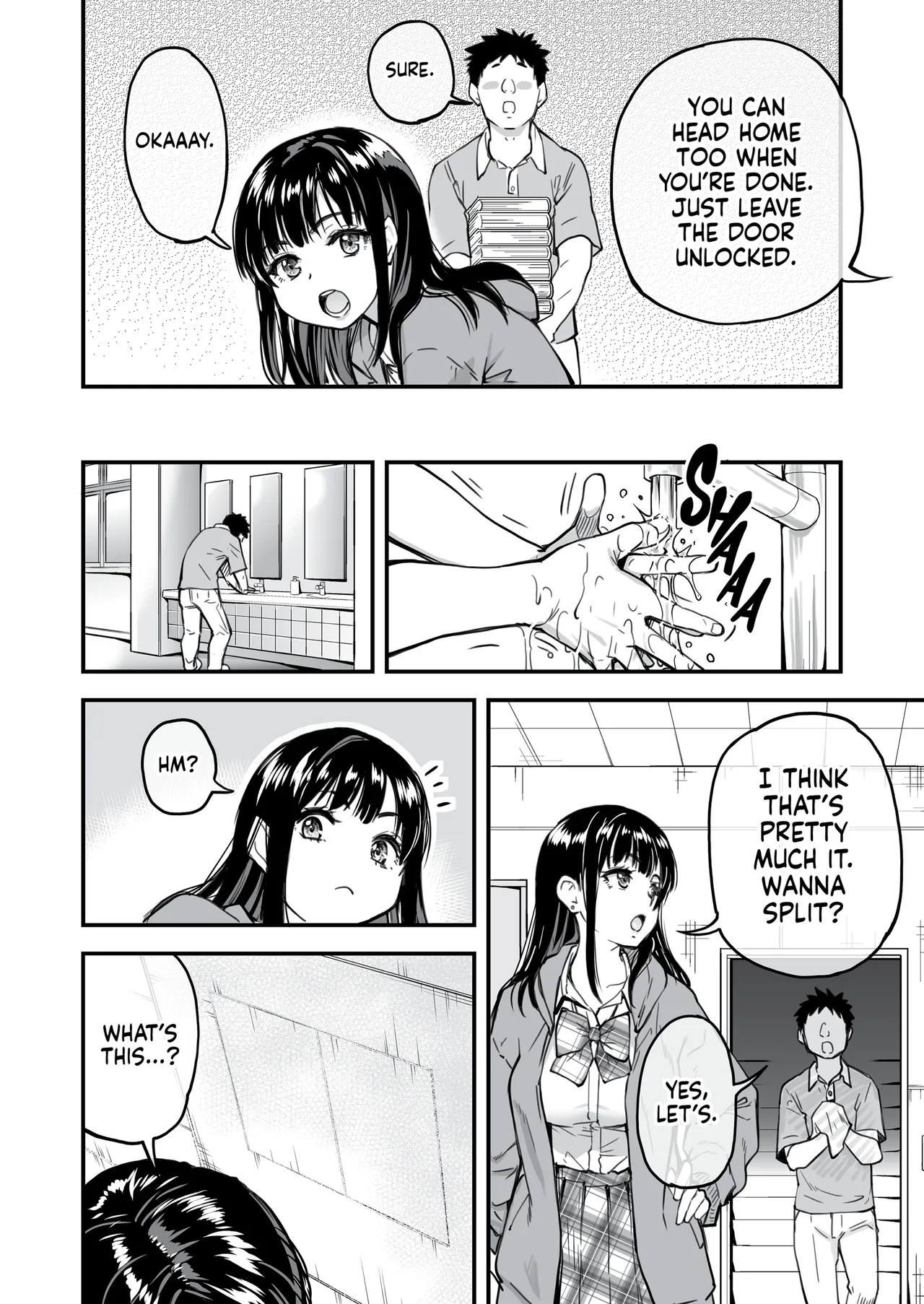 Honkou no Zen Joshi Seito no Ue no Kuchi to Shita no Kuchi wa Nakayoshi Houdai datte Shitteru no wa Ore dake?! | One Dick to Rule Them All — preview page 19