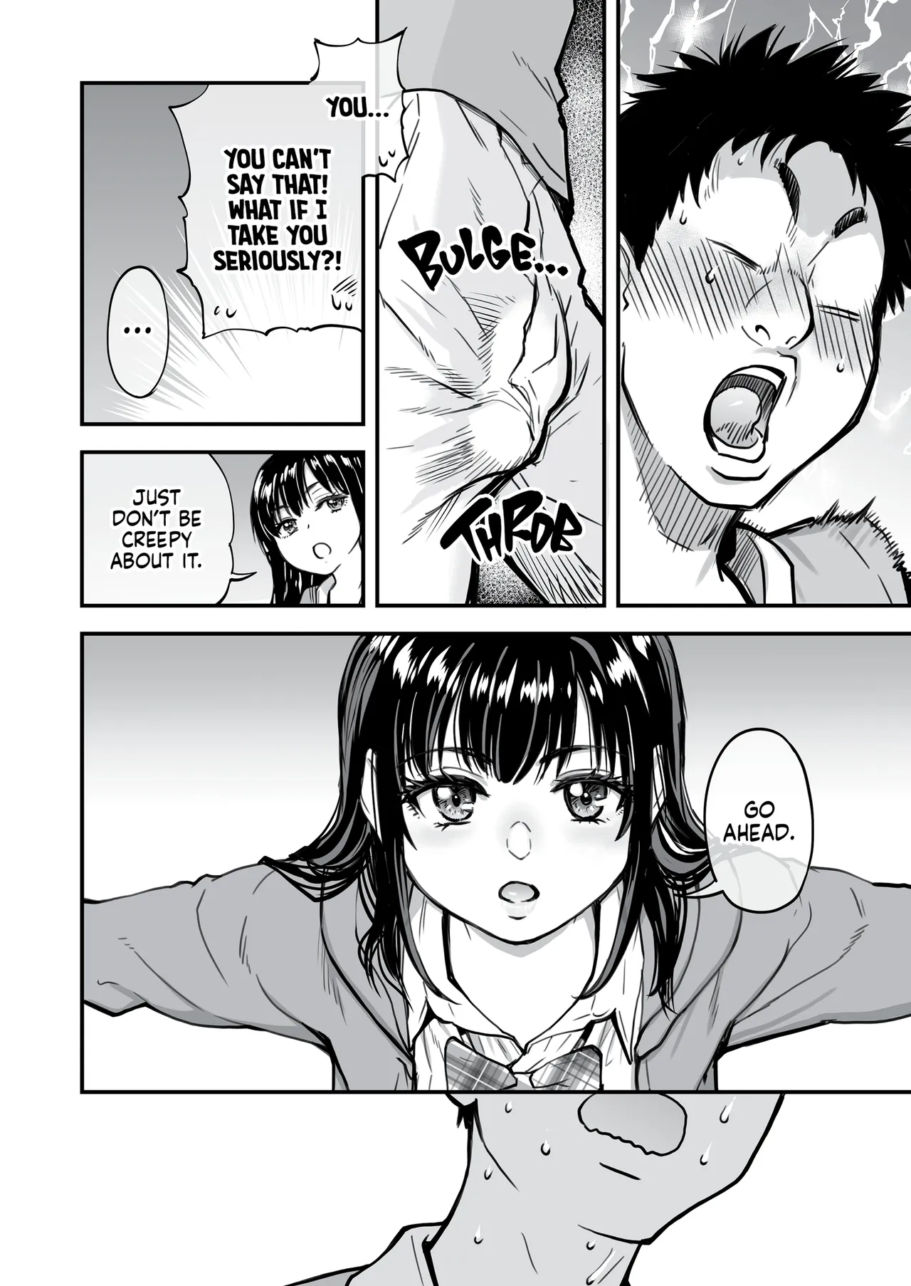 Honkou no Zen Joshi Seito no Ue no Kuchi to Shita no Kuchi wa Nakayoshi Houdai datte Shitteru no wa Ore dake?! | One Dick to Rule Them All – Chapter 1 – page 25