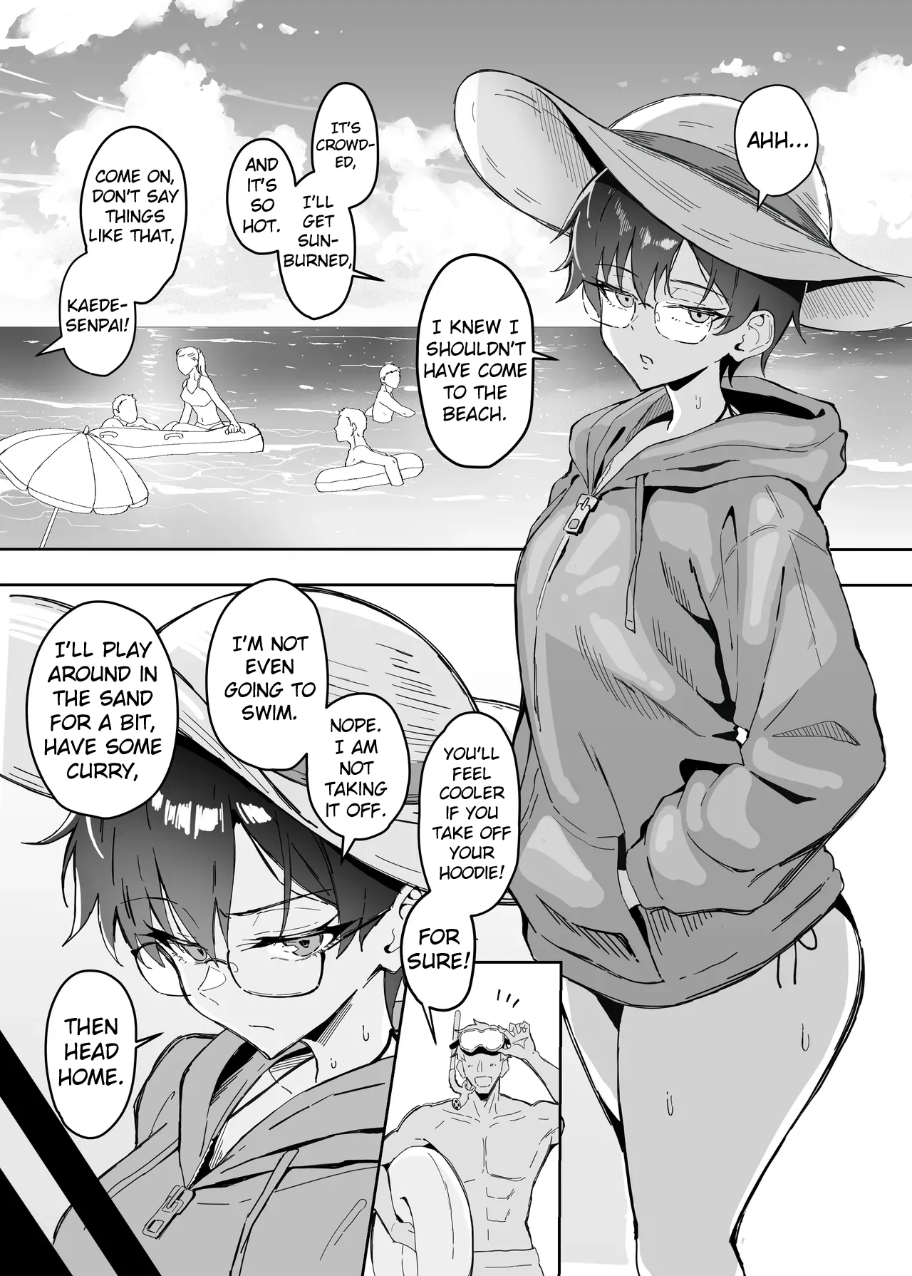 Buaisou na Kakure Kyonyuu Boyish Kanojo to Taikutsu na Date 2 | A Boring Date With My Blunt, Boyish Babe And Her Hidden Assets Part 2 — preview page 2