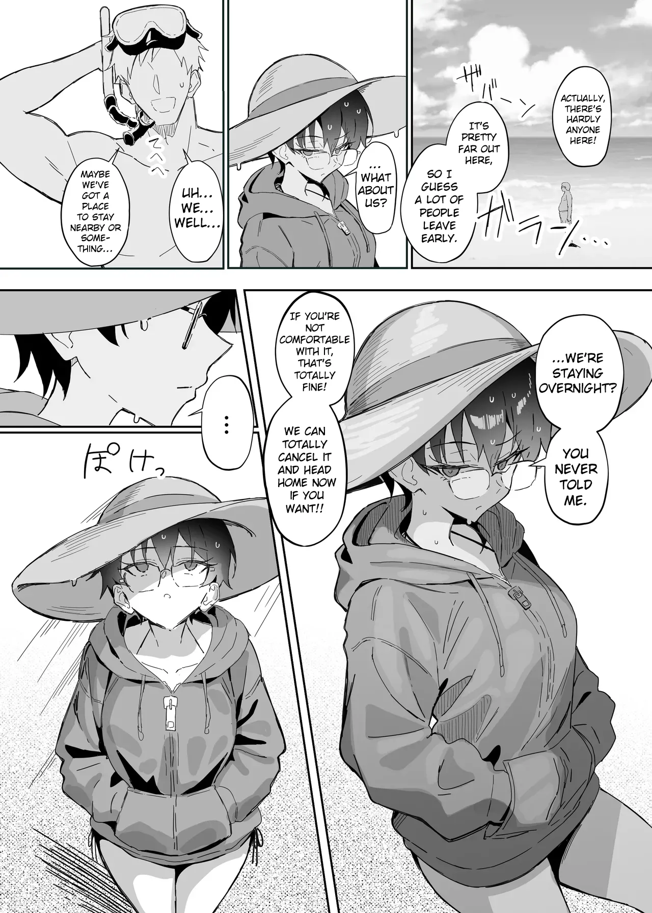 Buaisou na Kakure Kyonyuu Boyish Kanojo to Taikutsu na Date 2 | A Boring Date With My Blunt, Boyish Babe And Her Hidden Assets Part 2 — preview page 13