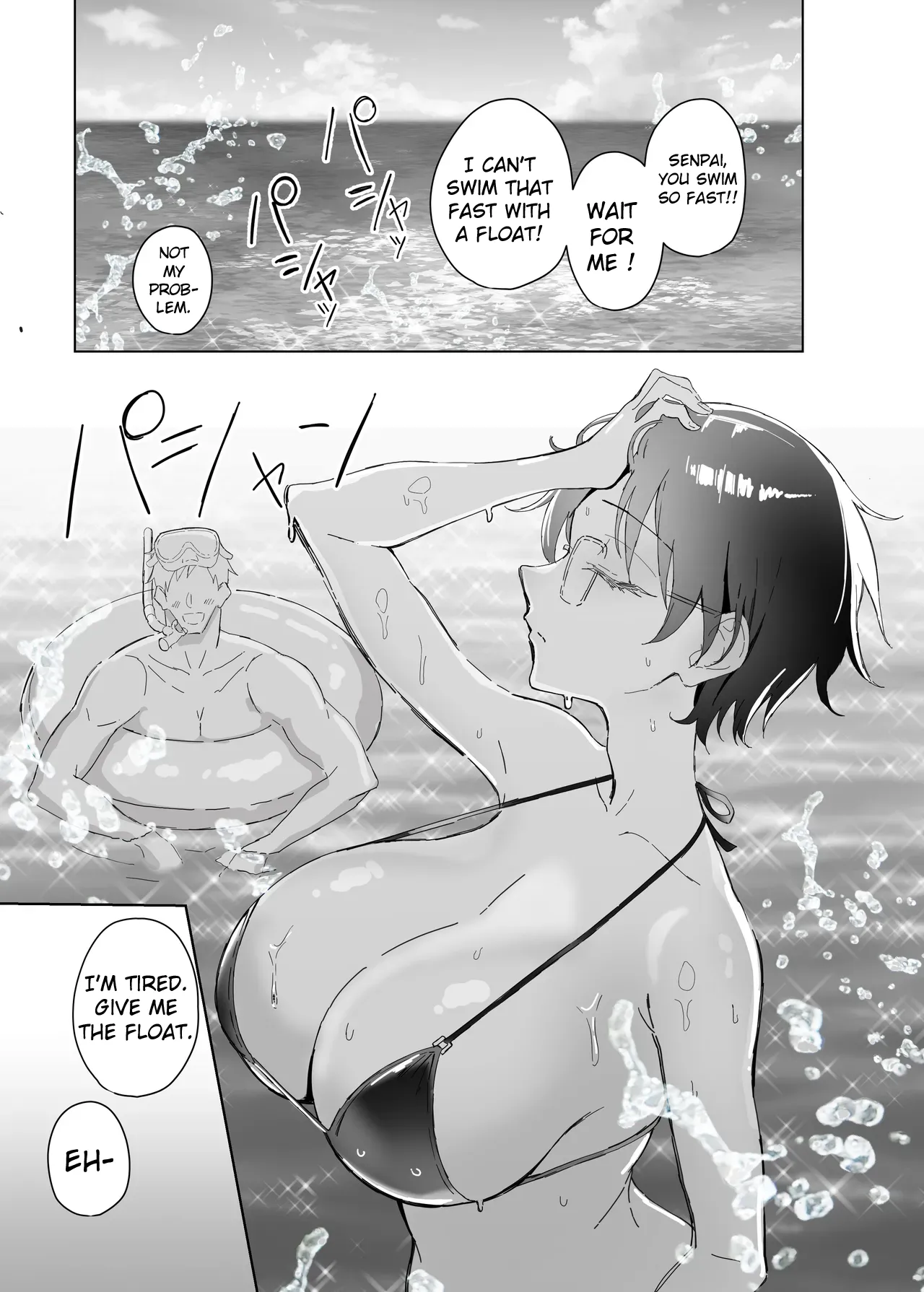 Buaisou na Kakure Kyonyuu Boyish Kanojo to Taikutsu na Date 2 | A Boring Date With My Blunt, Boyish Babe And Her Hidden Assets Part 2 — preview page 16