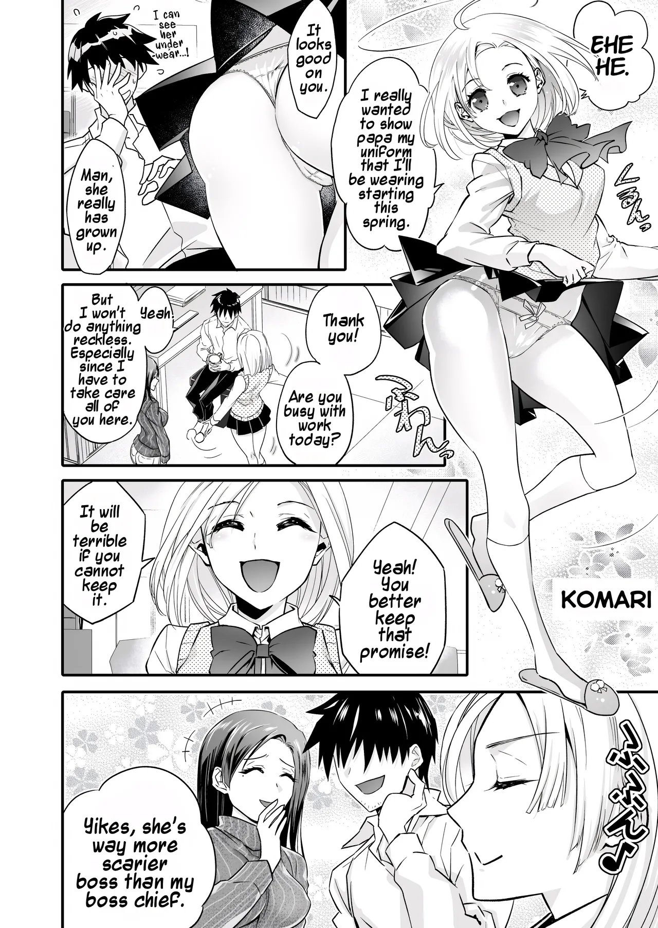 Mesu Ochi no Kashaku 2 ~Seitenkan Meido ni Sarete Jisshi ni Dakareru Otoko~ | A Fallen Woman’s Remorse 2 ~A Man Who Turned into a Transgender Maid and Embraced by His Own Daughter~ — preview page 5