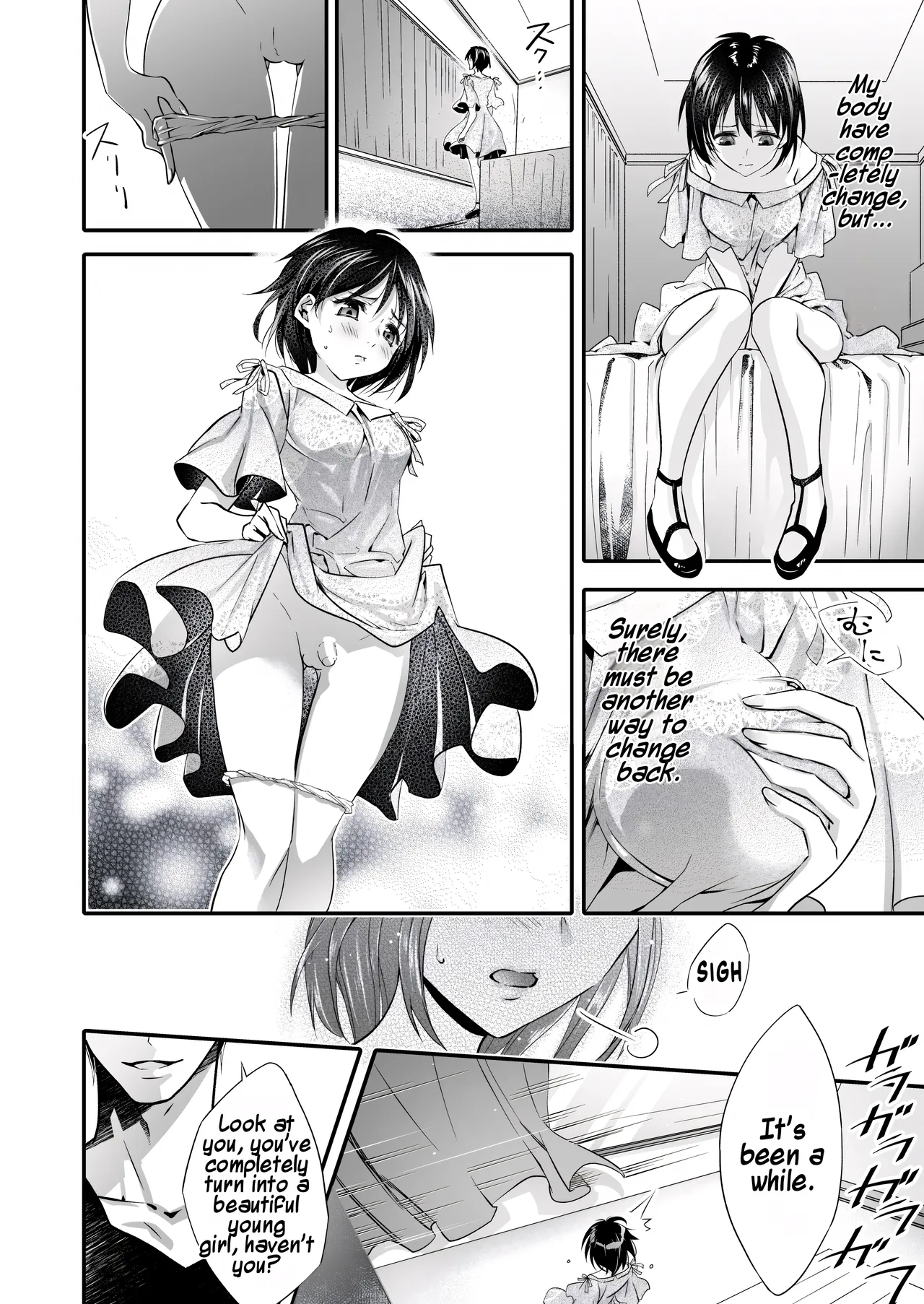 Mesu Ochi no Kashaku 2 ~Seitenkan Meido ni Sarete Jisshi ni Dakareru Otoko~ | A Fallen Woman’s Remorse 2 ~A Man Who Turned into a Transgender Maid and Embraced by His Own Daughter~ — preview page 13