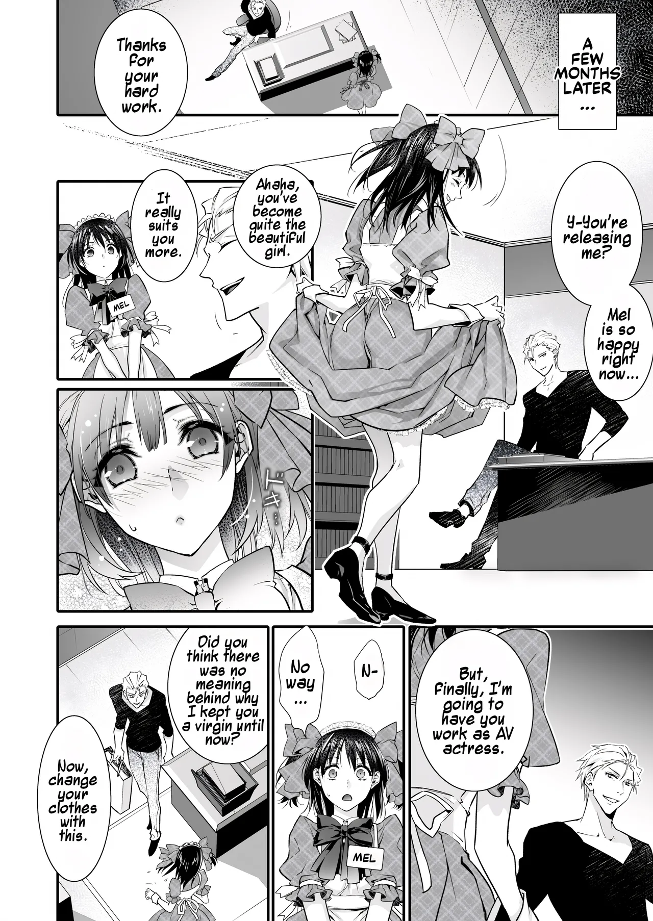 Mesu Ochi no Kashaku 2 ~Seitenkan Meido ni Sarete Jisshi ni Dakareru Otoko~ | A Fallen Woman’s Remorse 2 ~A Man Who Turned into a Transgender Maid and Embraced by His Own Daughter~ – Chapter 1 – page 25