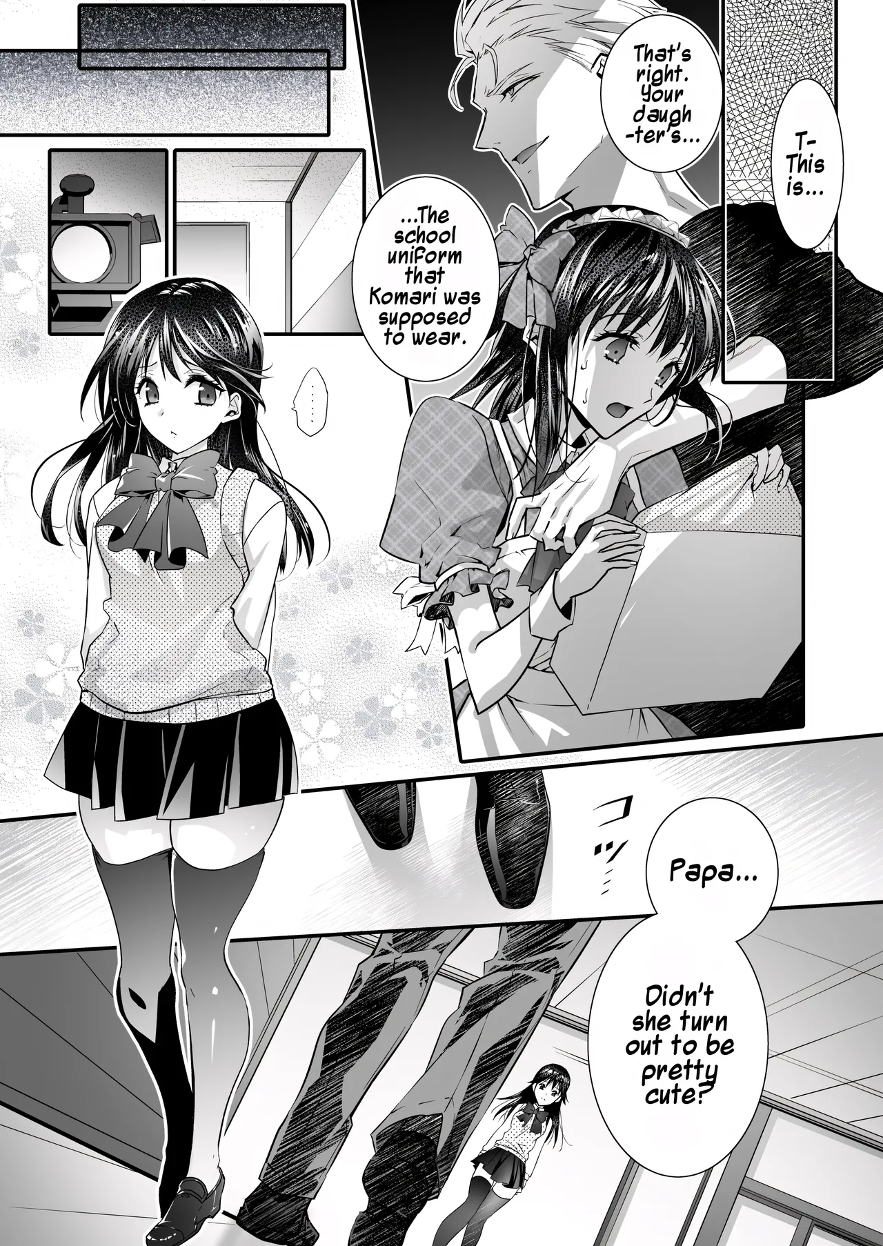 Mesu Ochi no Kashaku 2 ~Seitenkan Meido ni Sarete Jisshi ni Dakareru Otoko~ | A Fallen Woman’s Remorse 2 ~A Man Who Turned into a Transgender Maid and Embraced by His Own Daughter~ – Chapter 1 – page 26