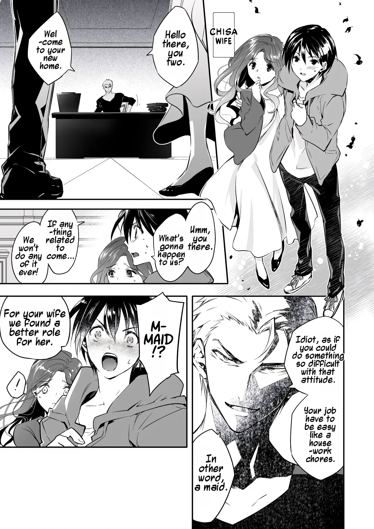 Mesu Ochi no Kashaku ~Tsuma o Netotta Otoko no Seitenka Maid ni Sareta Seinen~ | A Fallen Woman’s Remorse ~A Young Man Turned Into a Sex-Changed Maid by the Man Who Stole His Wife~ — preview page 4