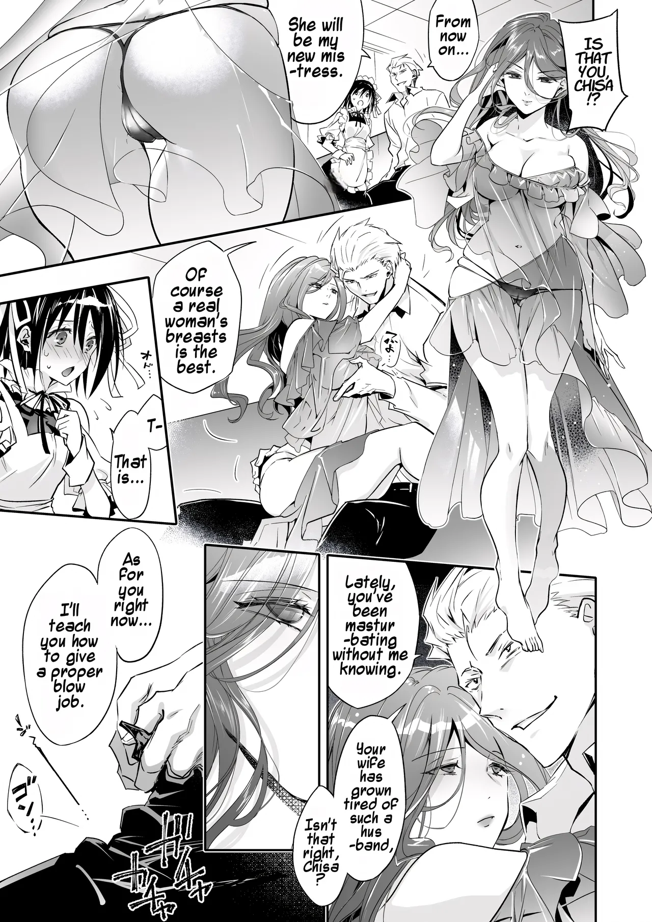 Mesu Ochi no Kashaku ~Tsuma o Netotta Otoko no Seitenka Maid ni Sareta Seinen~ | A Fallen Woman’s Remorse ~A Young Man Turned Into a Sex-Changed Maid by the Man Who Stole His Wife~ — preview page 14