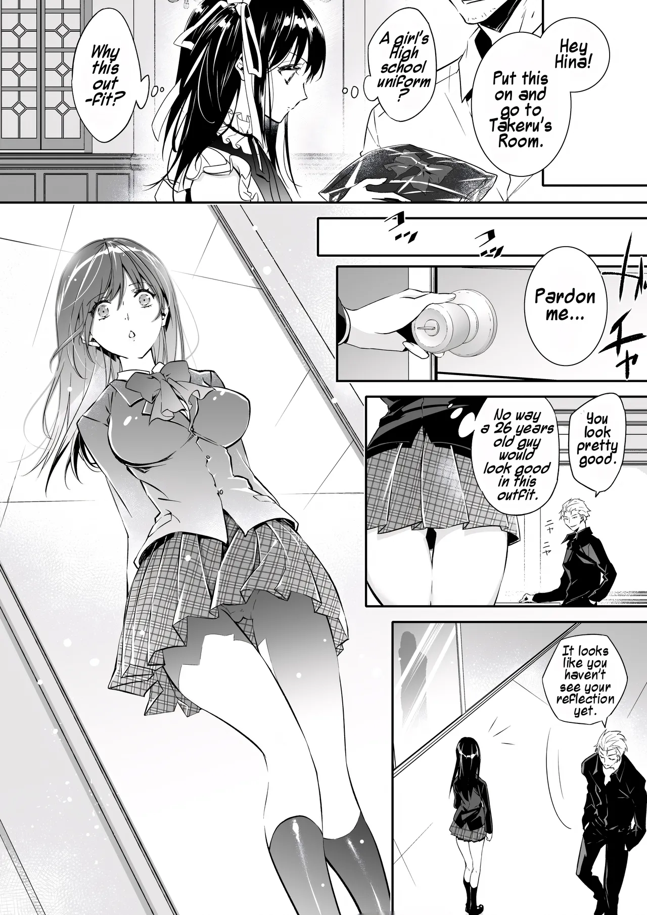 Mesu Ochi no Kashaku ~Tsuma o Netotta Otoko no Seitenka Maid ni Sareta Seinen~ | A Fallen Woman’s Remorse ~A Young Man Turned Into a Sex-Changed Maid by the Man Who Stole His Wife~ — preview page 19