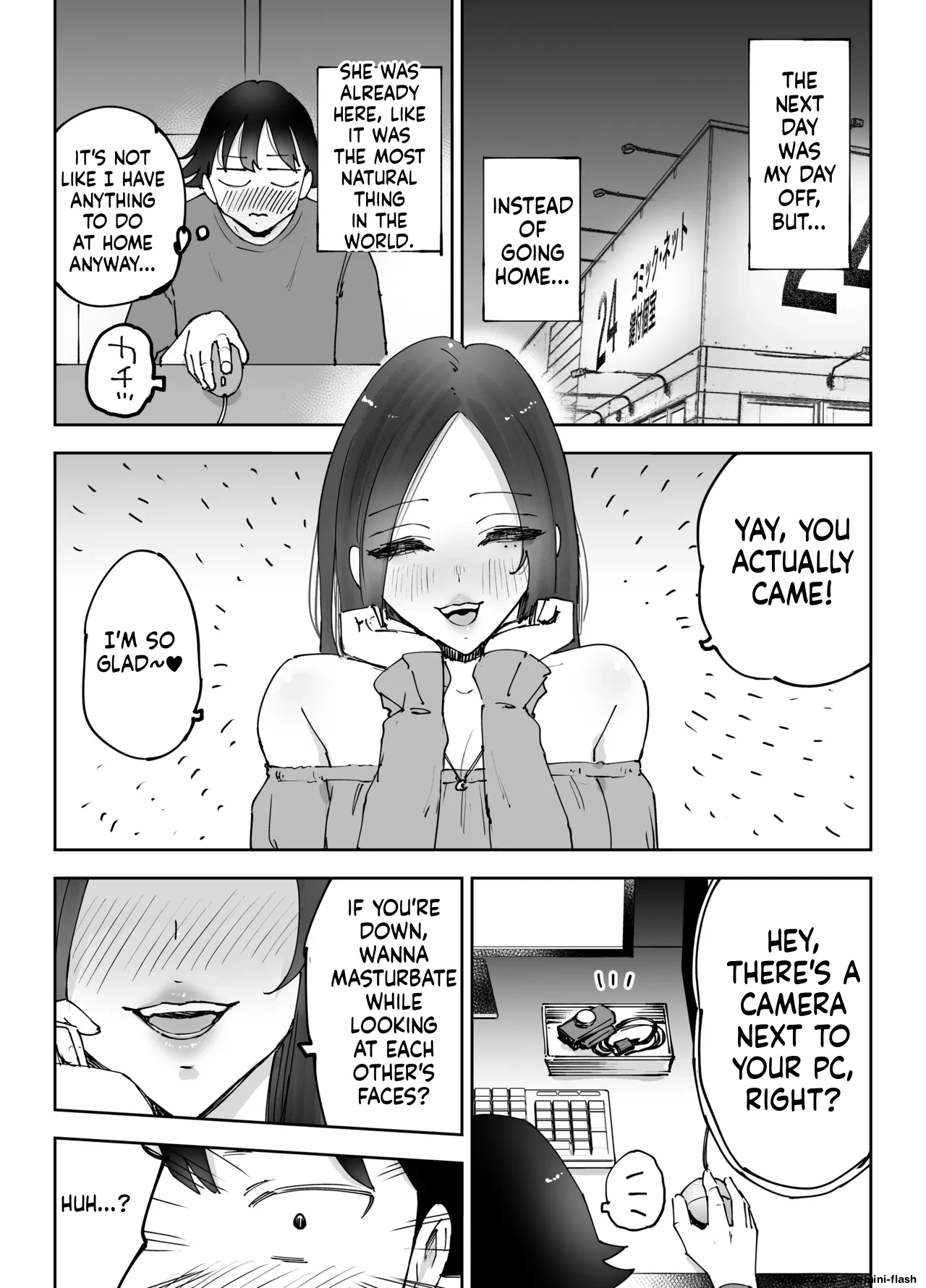 NeCafe no Onee-san to 3-Jikan Pack no xxx | XXX with the Net Cafe Lady on a 3-Hour Package – Chapter 1 – page 28