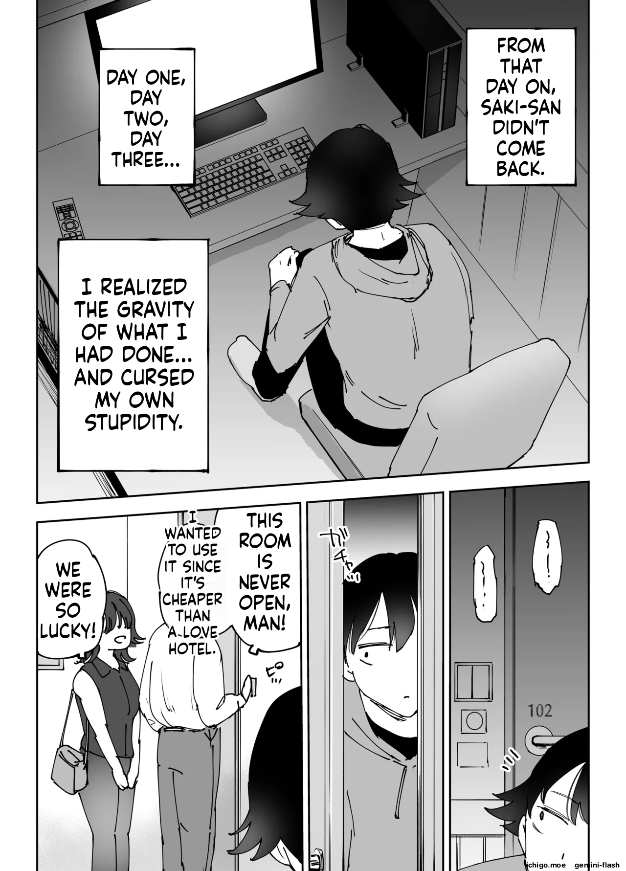 NeCafe no Onee-san to 3-Jikan Pack no xxx | XXX with the Net Cafe Lady on a 3-Hour Package – Chapter 1 – page 40