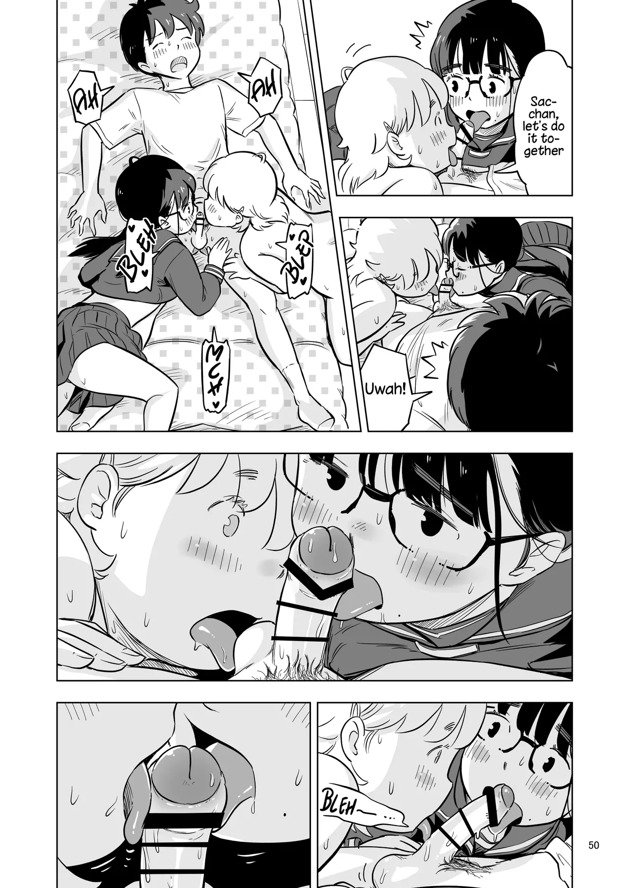 Benkyoukai no Hazudatta no ni… – Chapter 1 – page 50