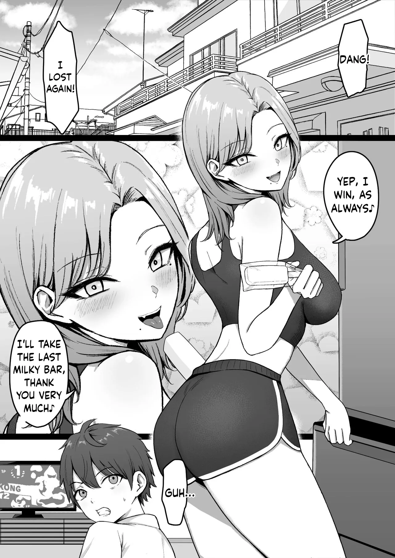 Kinjo no Gal Nee-chan ni Oshioki sareru! | Punished By The Gal Big Sis In My Neighborhood! — preview page 3