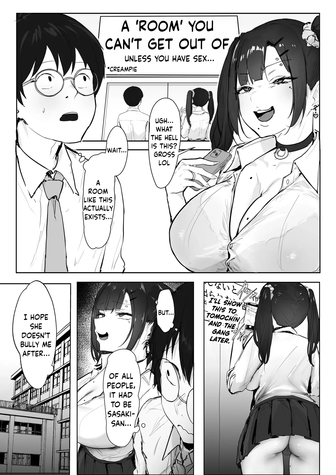 Seikaku ga Warui Gal ga Rei no Heya de Wakaraserareru Hanashi — preview page 3