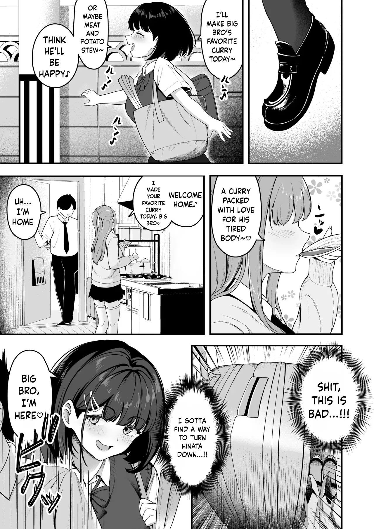 “A harem at home!? A sadistic stepsister and masochistic childhood friend!” | “Ouchi Harem!? S-kki no Gimai to M-kki no Osananajimi!” – Chapter 1 – page 28