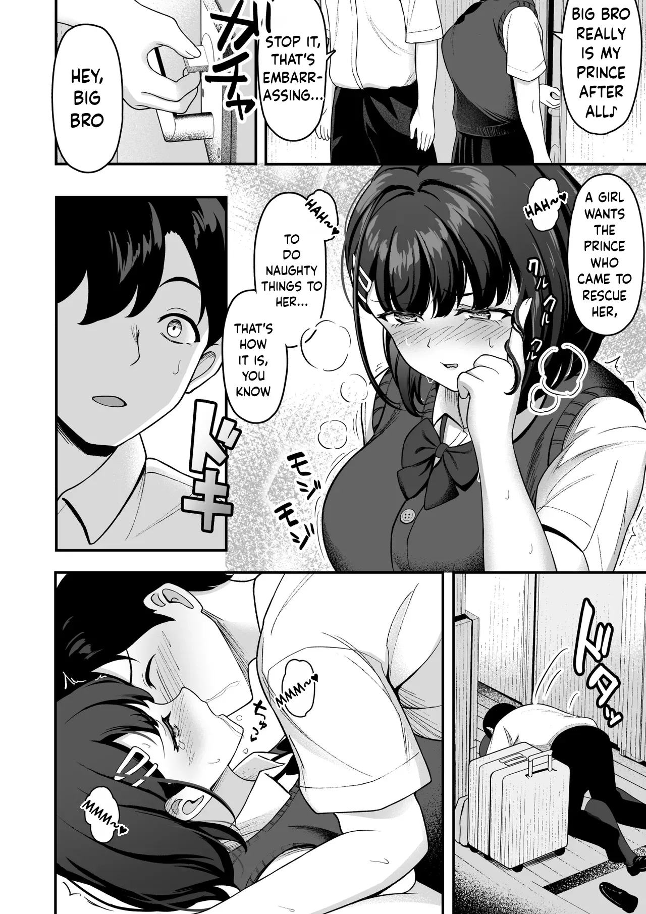 “A harem at home!? A sadistic stepsister and masochistic childhood friend!” | “Ouchi Harem!? S-kki no Gimai to M-kki no Osananajimi!” – Chapter 1 – page 37
