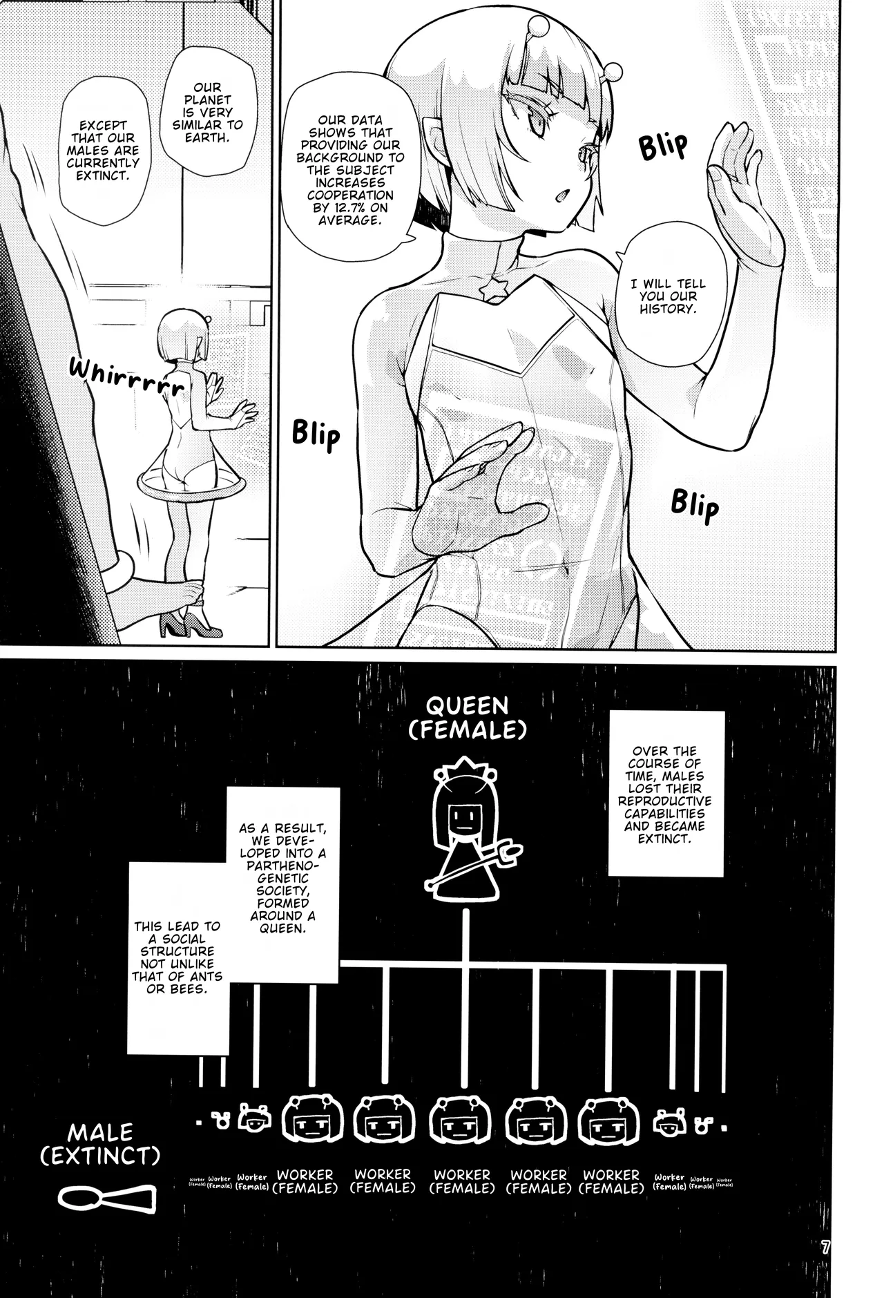 Uchuujin Hanako | Hanako The Alien — preview page 7