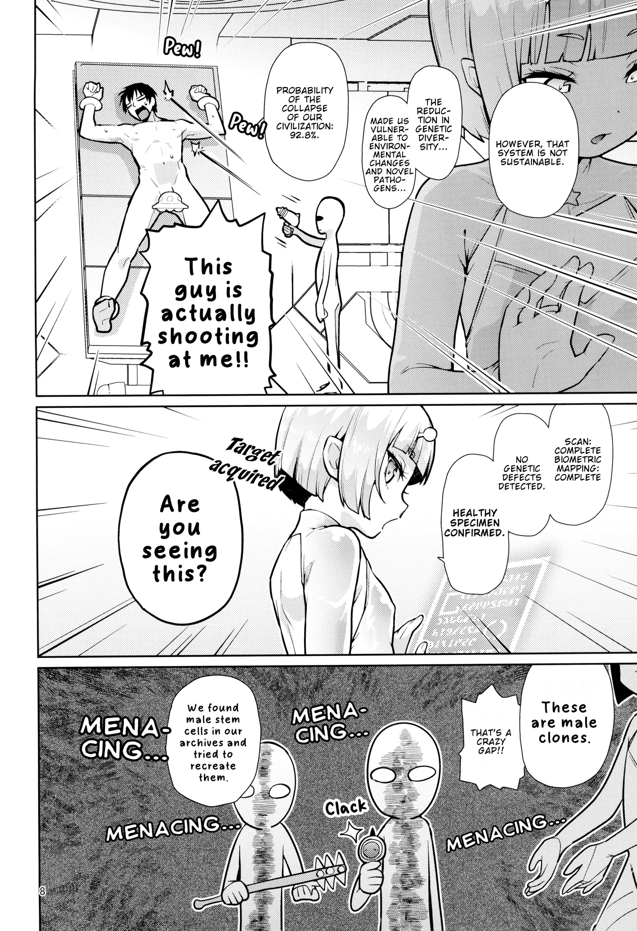 Uchuujin Hanako | Hanako The Alien — preview page 8